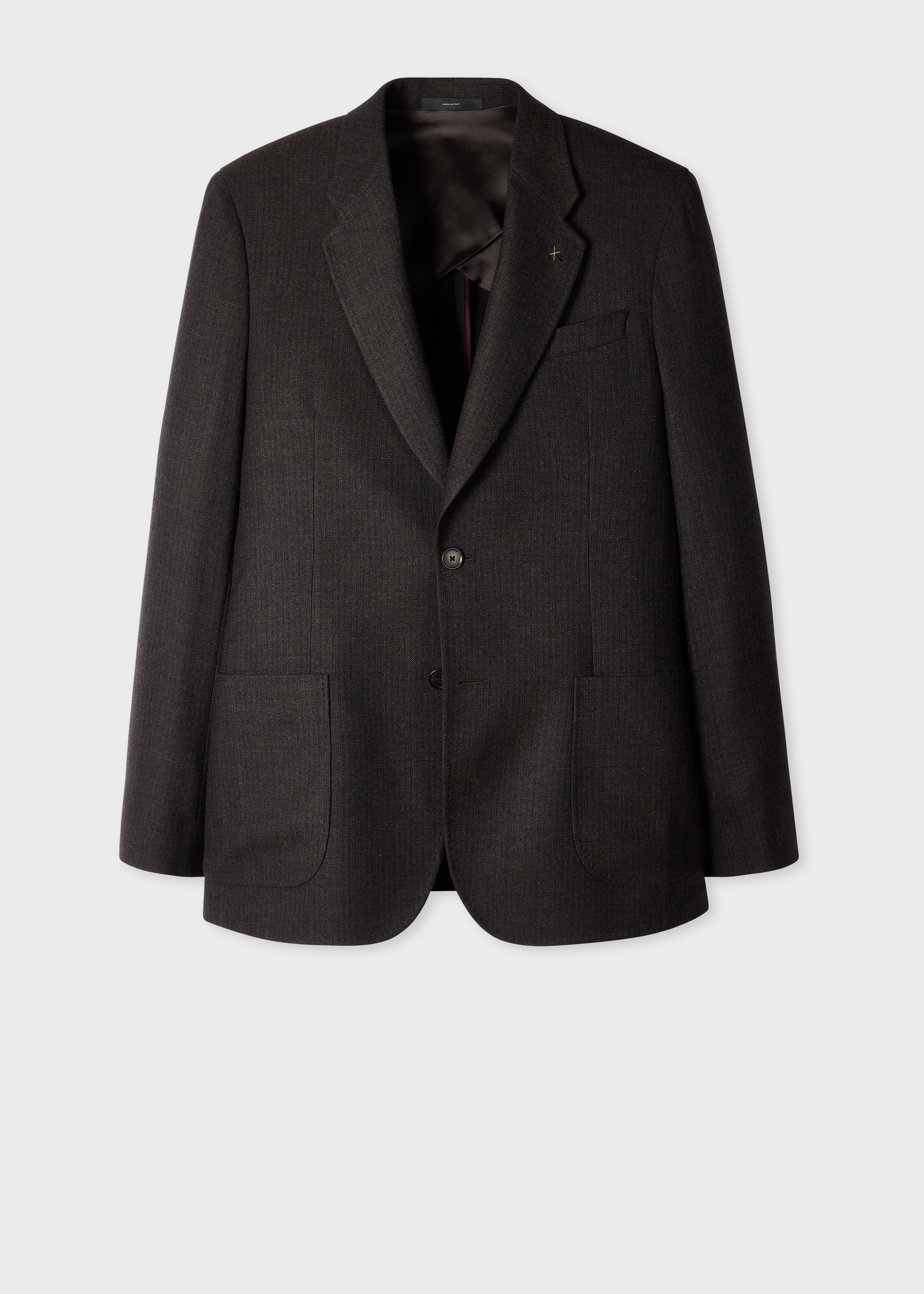 Navy Wool-Cashmere Patch-Pocket Blazer primary image