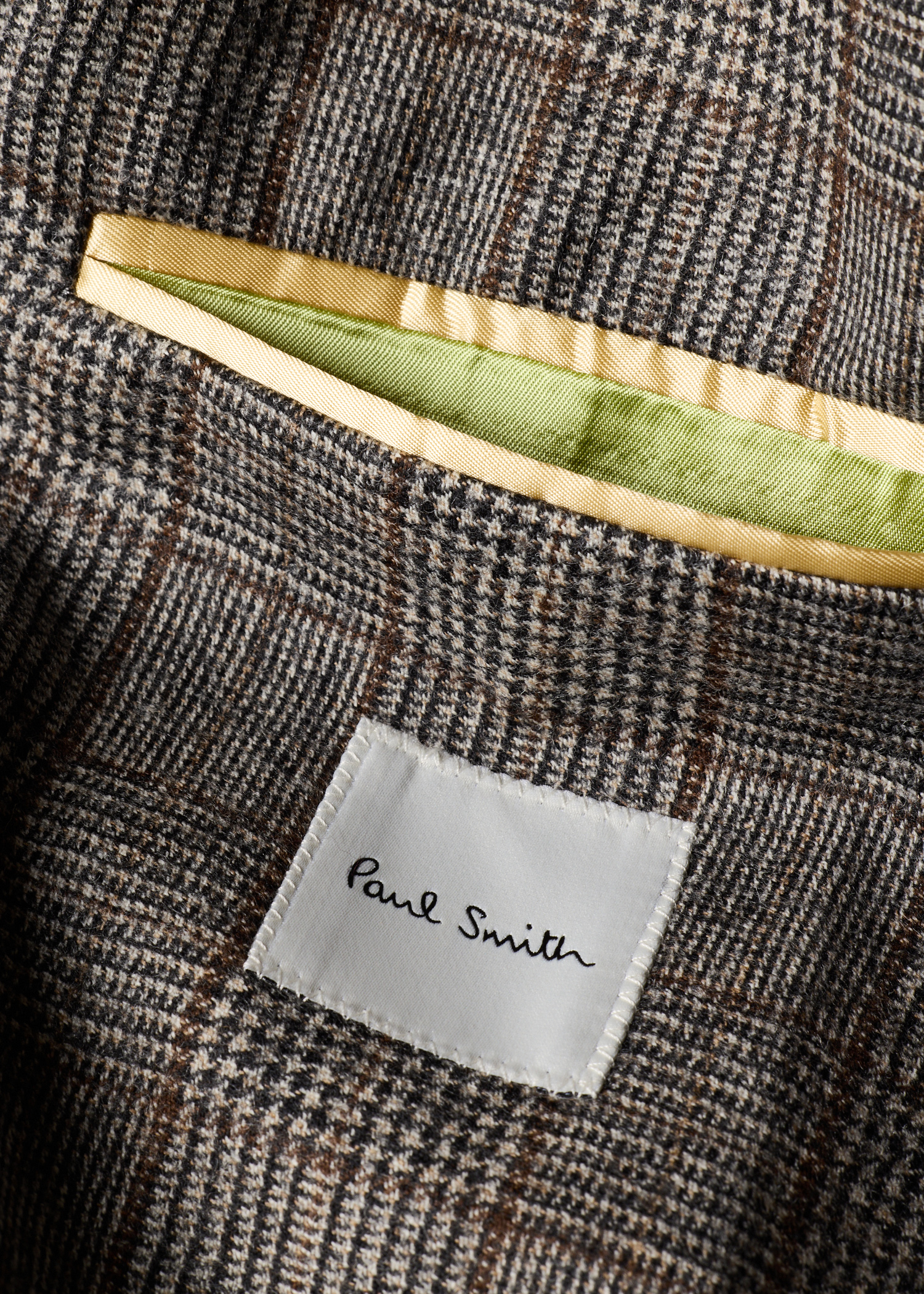 Grey Wool Houndstooth Check Buggy-Lined Blazer thumbnail 5