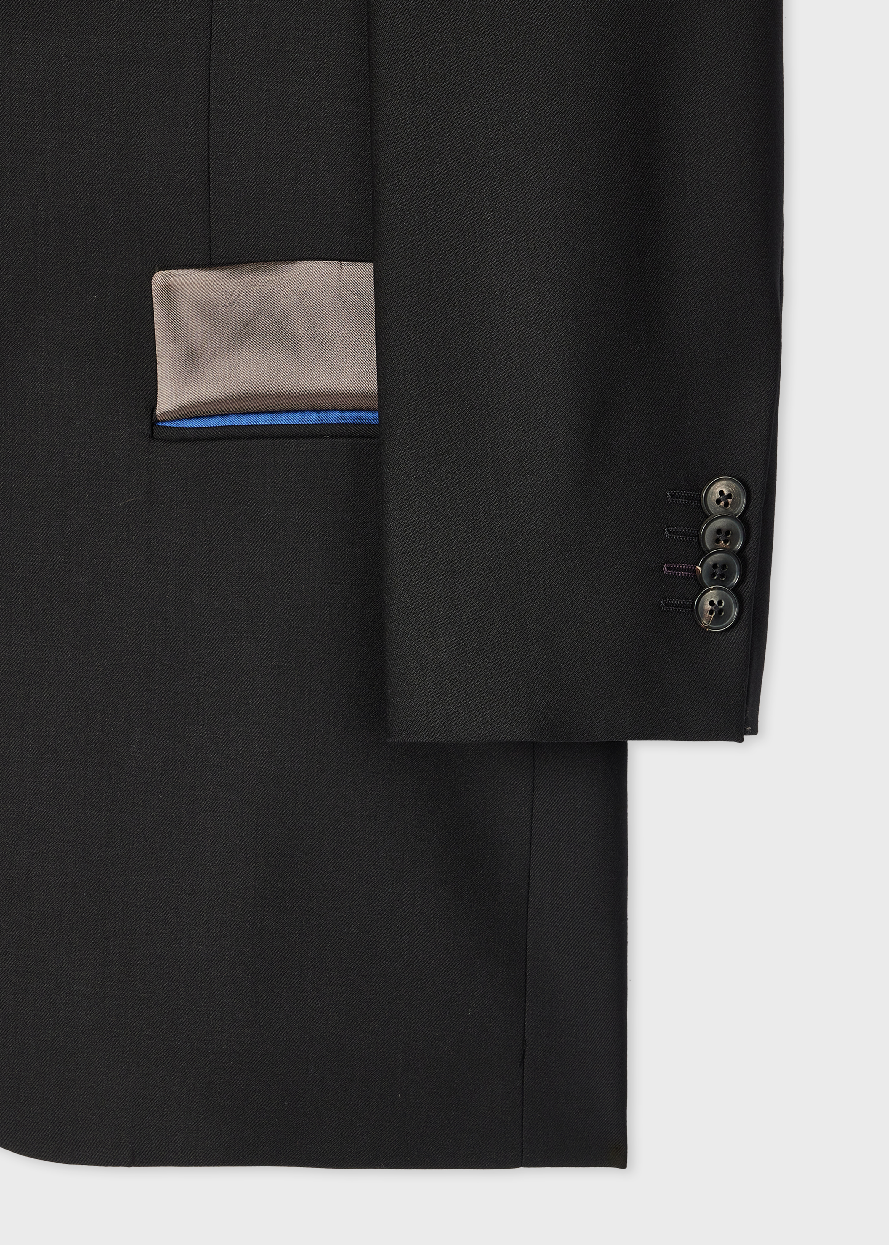 The Brierley - Black Wool 'A Suit To Travel In' Blazer thumbnail 3