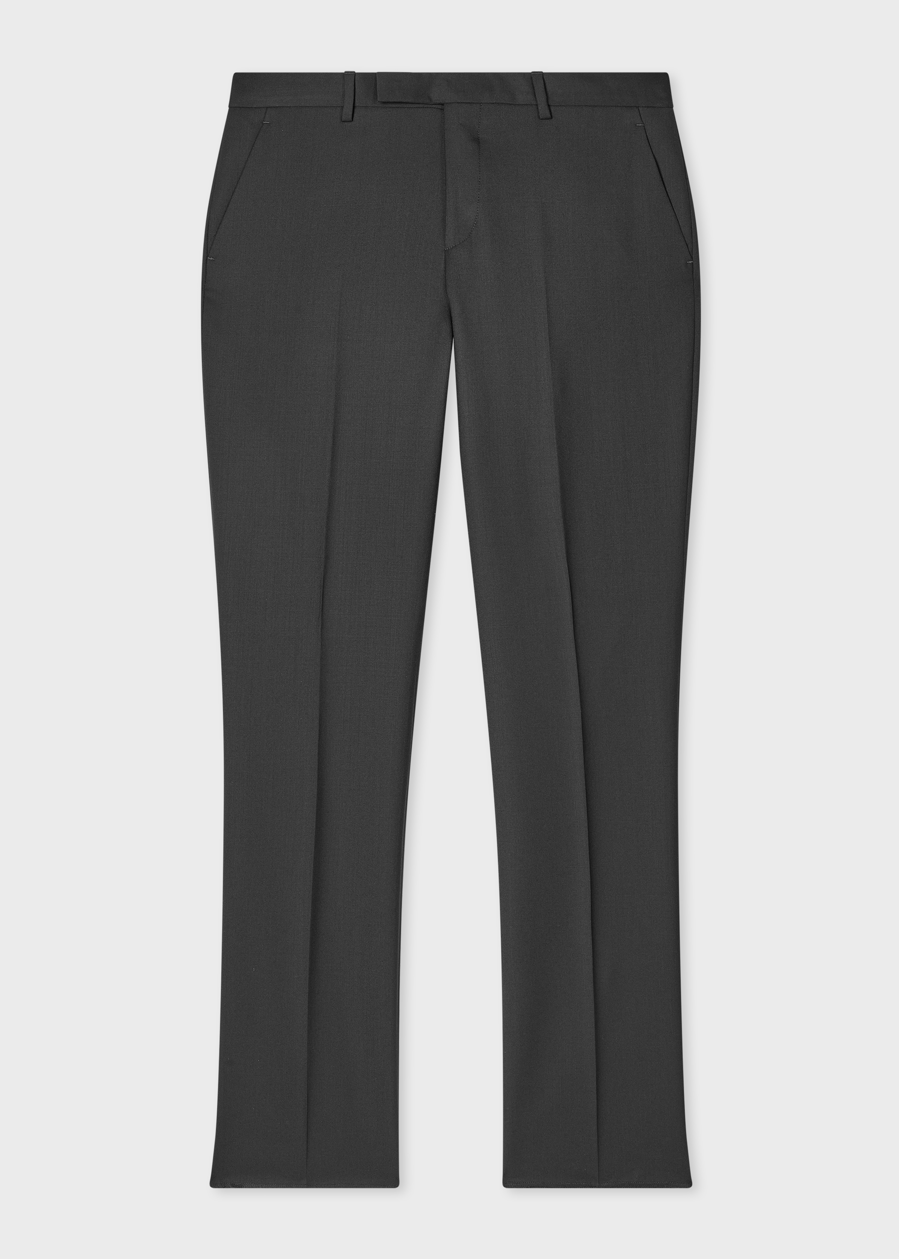 A Suit To Travel In - Slim-Fit Charcoal Wool Trousers primary image
