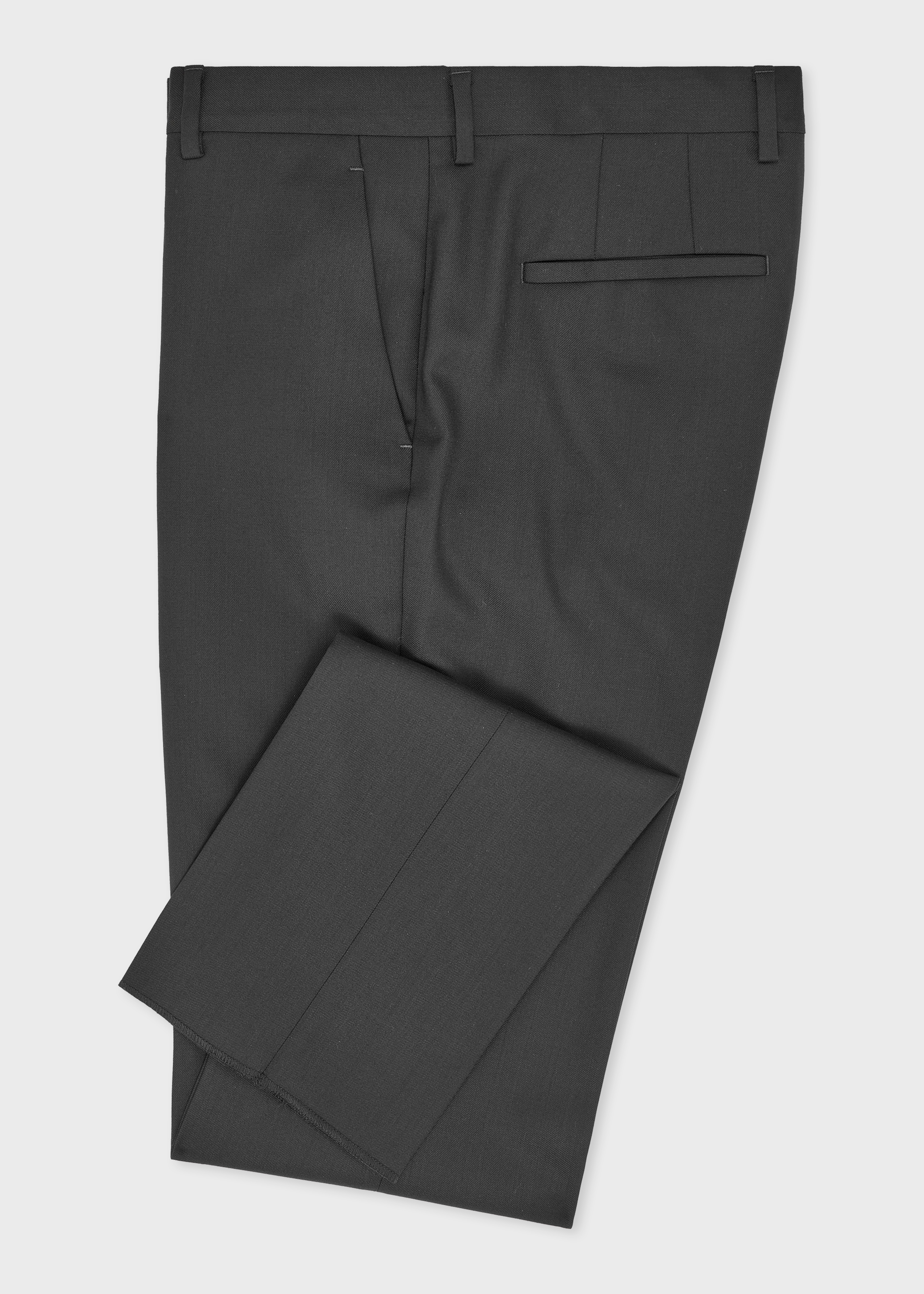 A Suit To Travel In - Slim-Fit Charcoal Wool Trousers thumbnail 3
