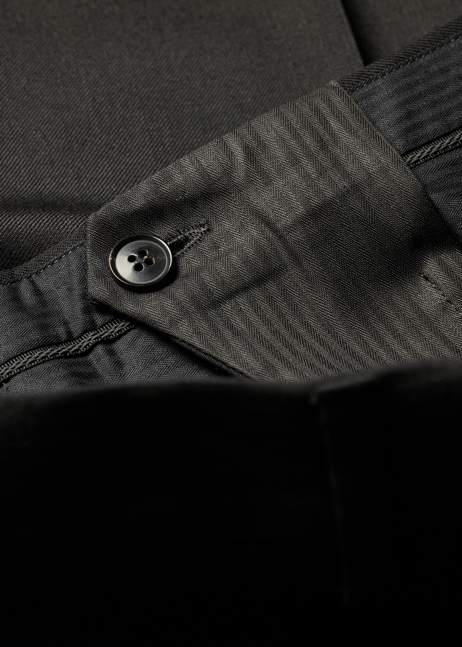 A Suit To Travel In - Slim-Fit Black Wool Trousers thumbnail 5