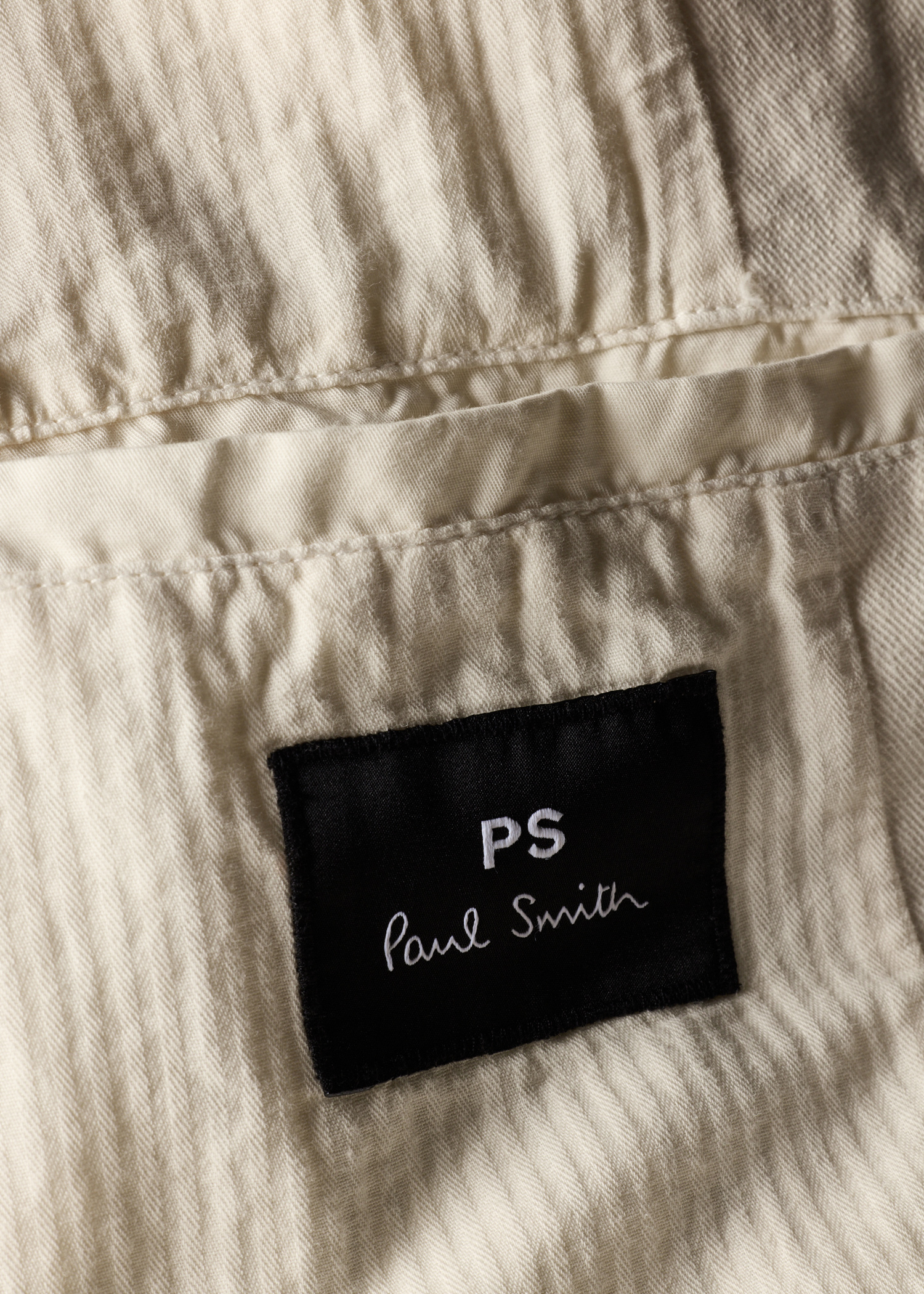 Cream Cotton-Linen Three-Button Jacket thumbnail 6