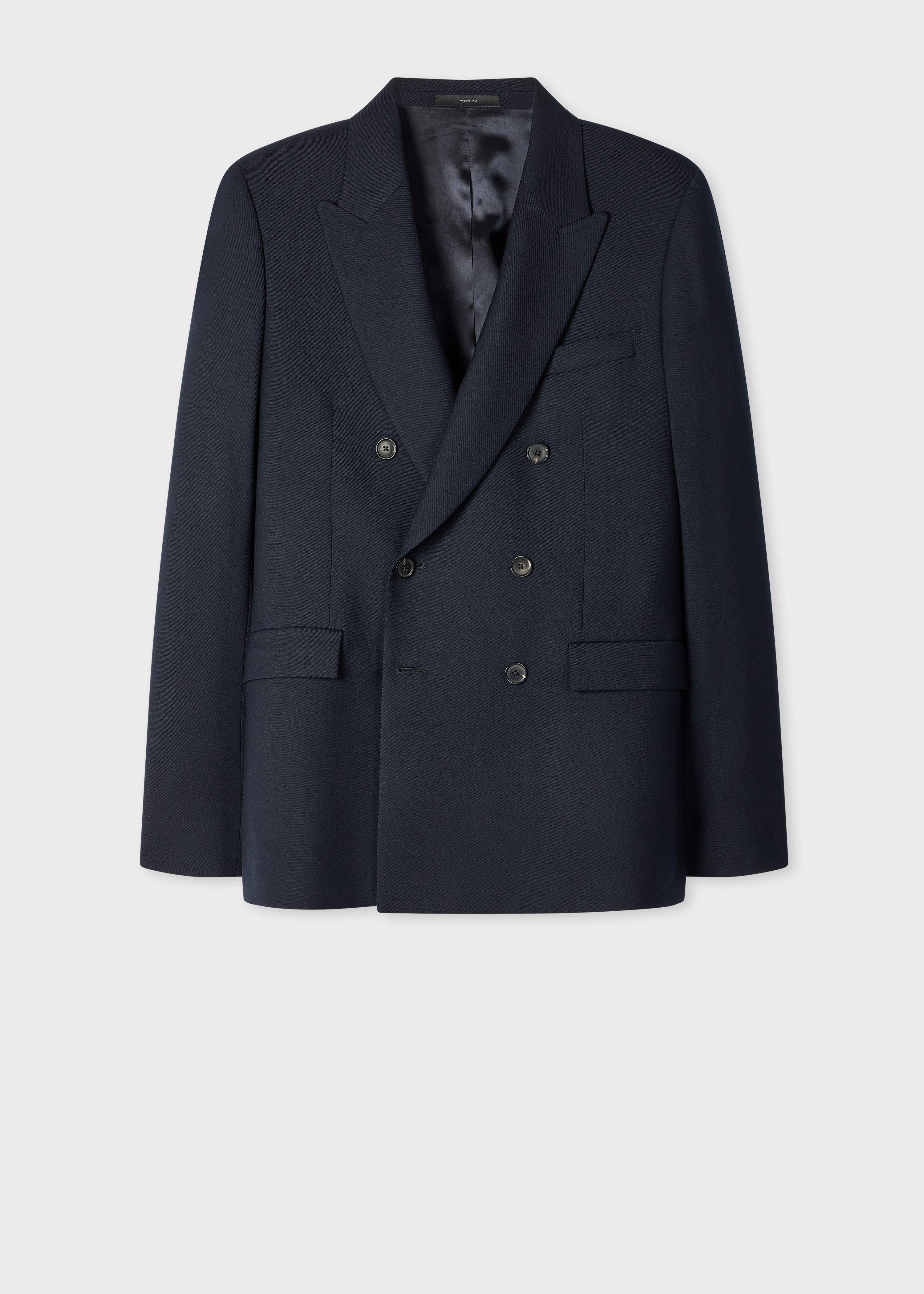 The Soho - Navy Wool 'A Suit To Travel In' Double-Breasted Blazer primary image