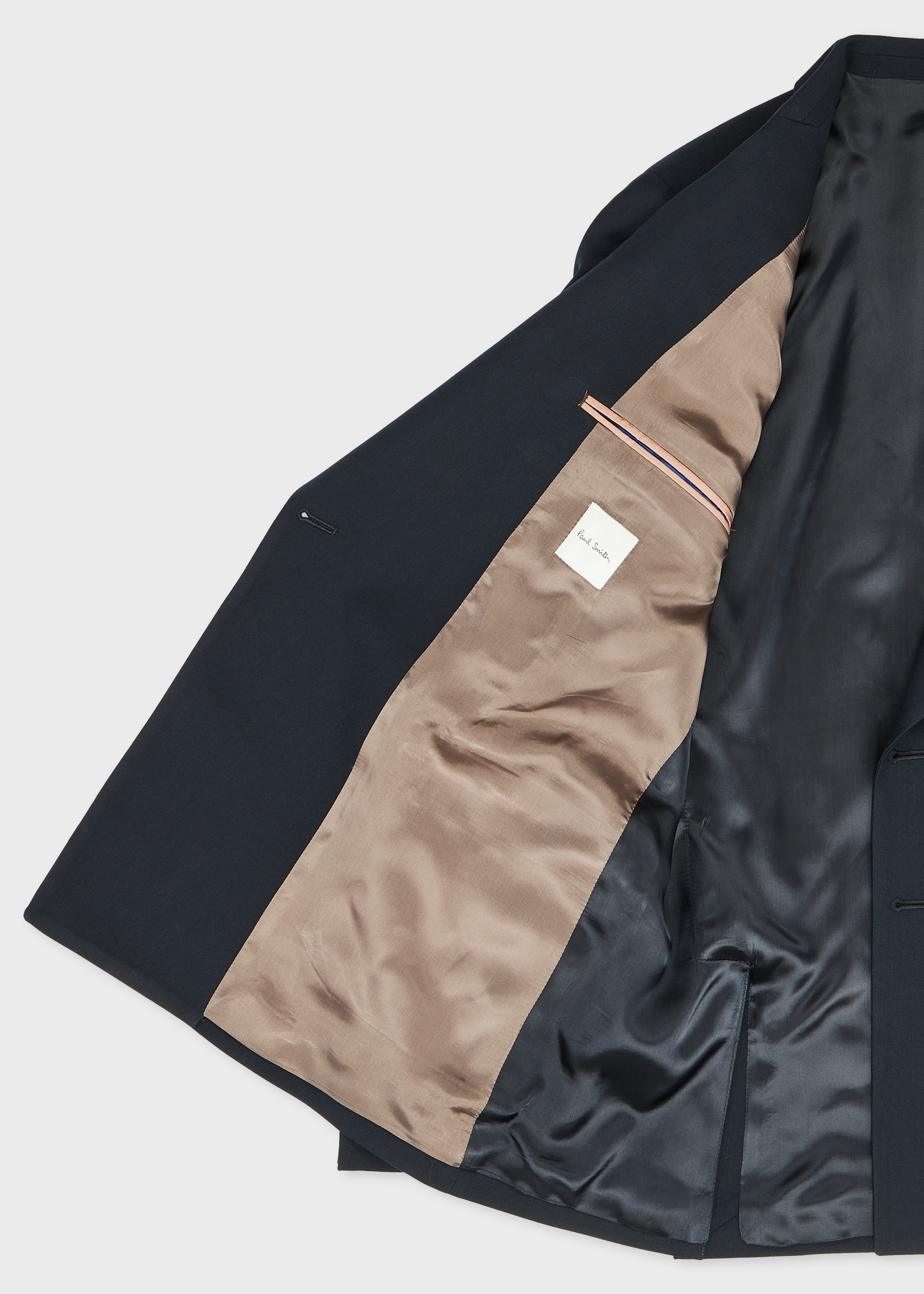 The Soho - Navy Wool 'A Suit To Travel In' Double-Breasted Blazer thumbnail 3