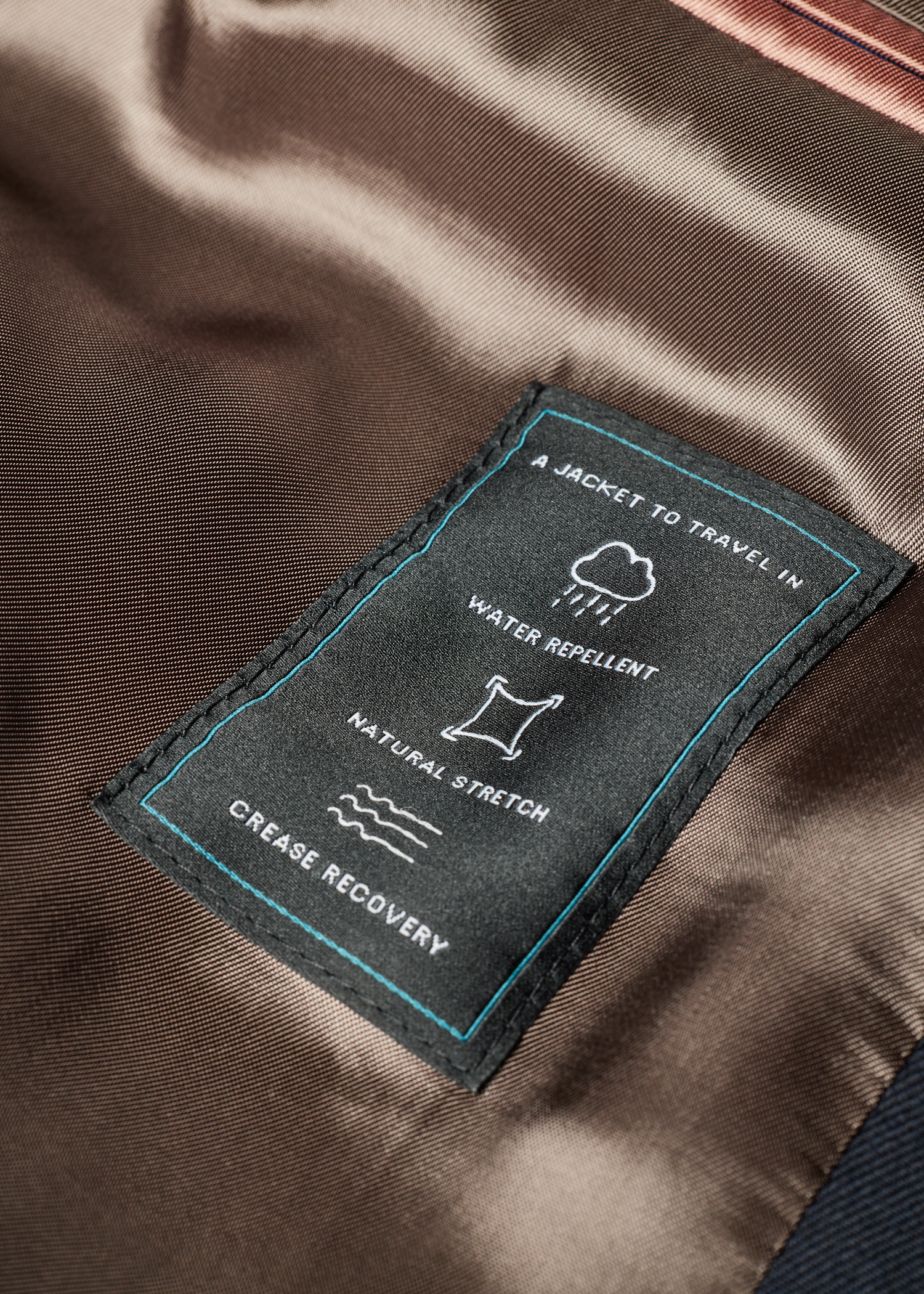 The Soho - Navy Wool 'A Suit To Travel In' Double-Breasted Blazer thumbnail 5