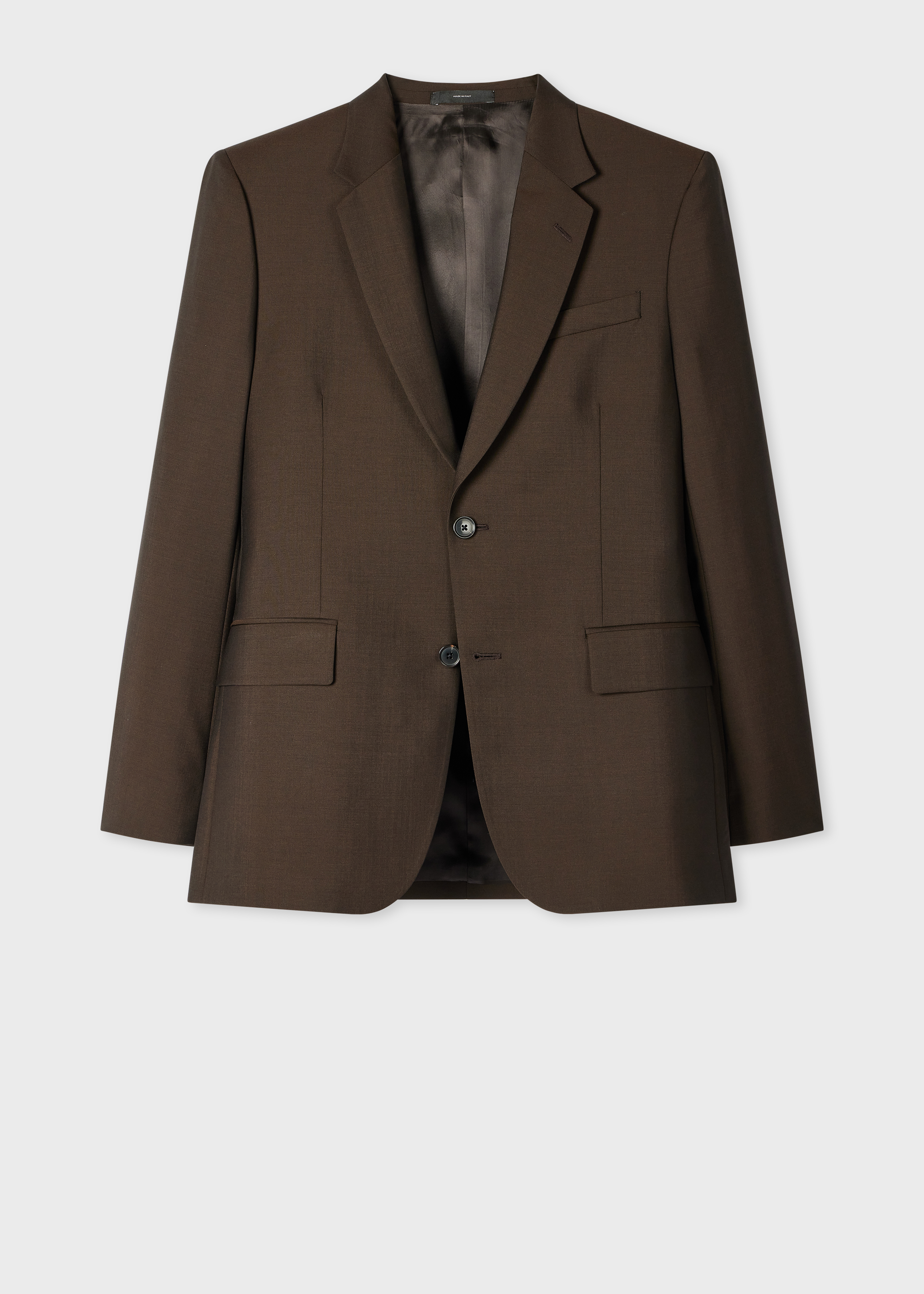 The Brierley - Dark Brown Wool-Mohair Blazer primary image