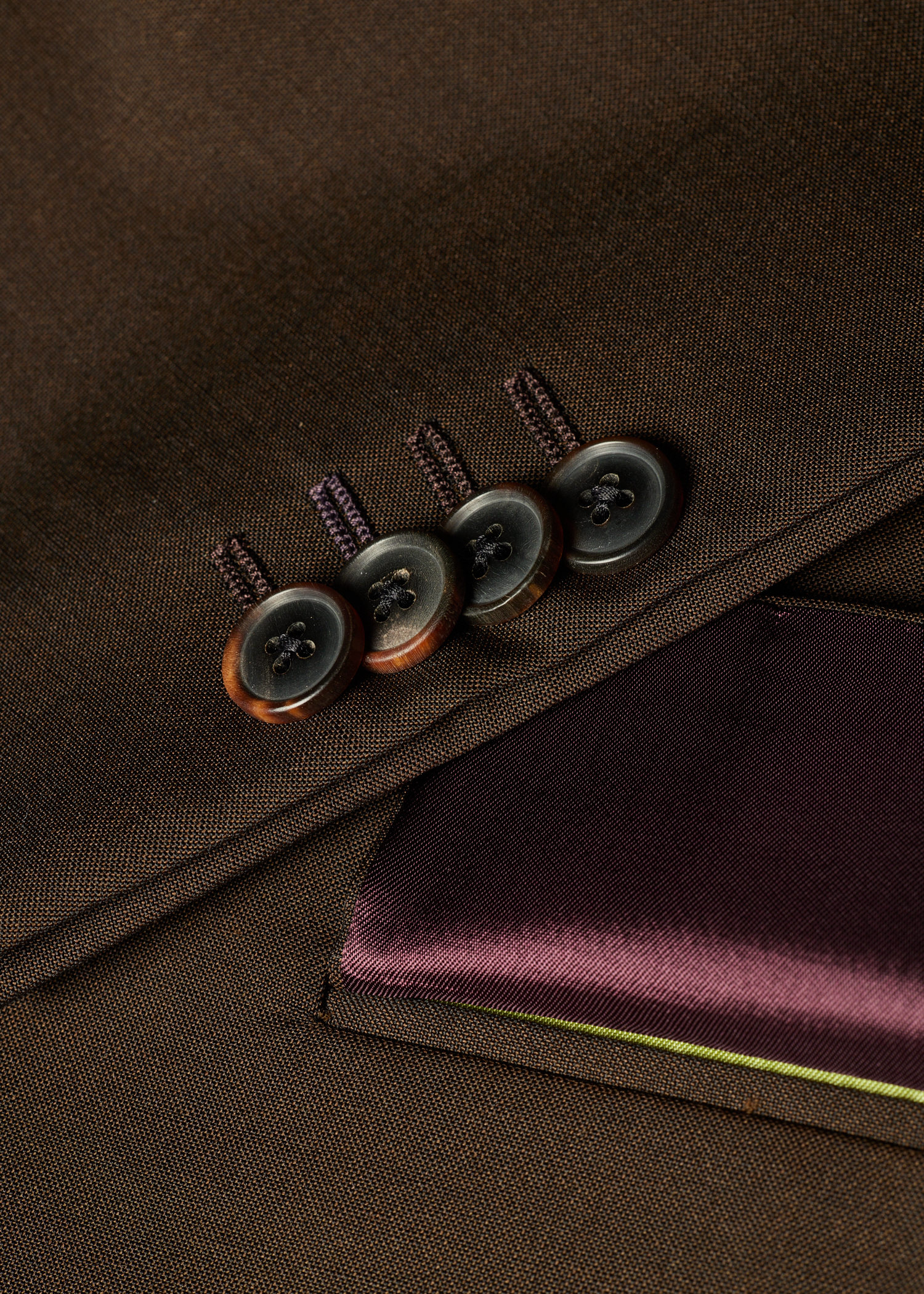 The Brierley - Dark Brown Wool-Mohair Blazer thumbnail 7