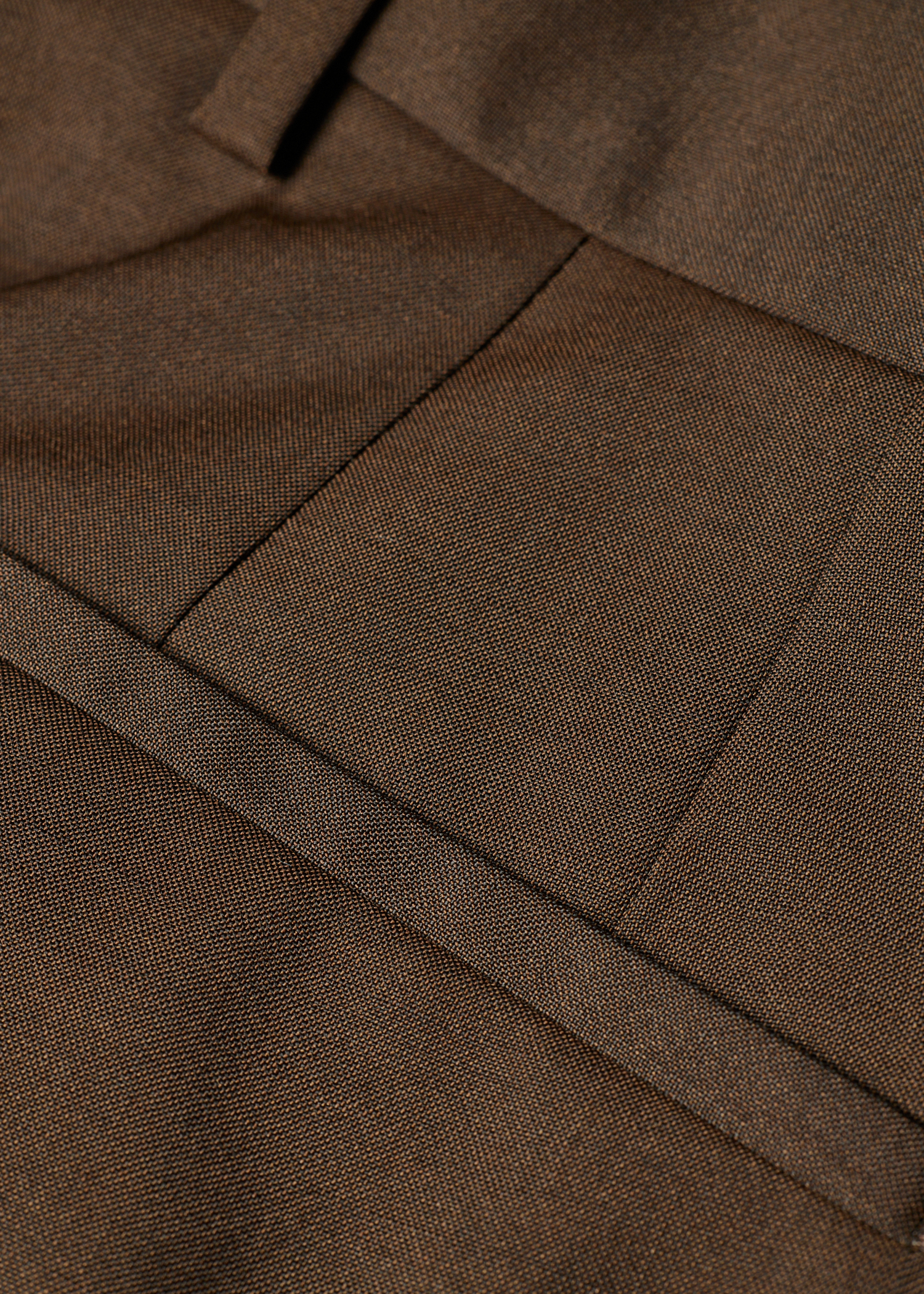 The Brierley - Dark Brown Wool-Mohair Trousers thumbnail 5