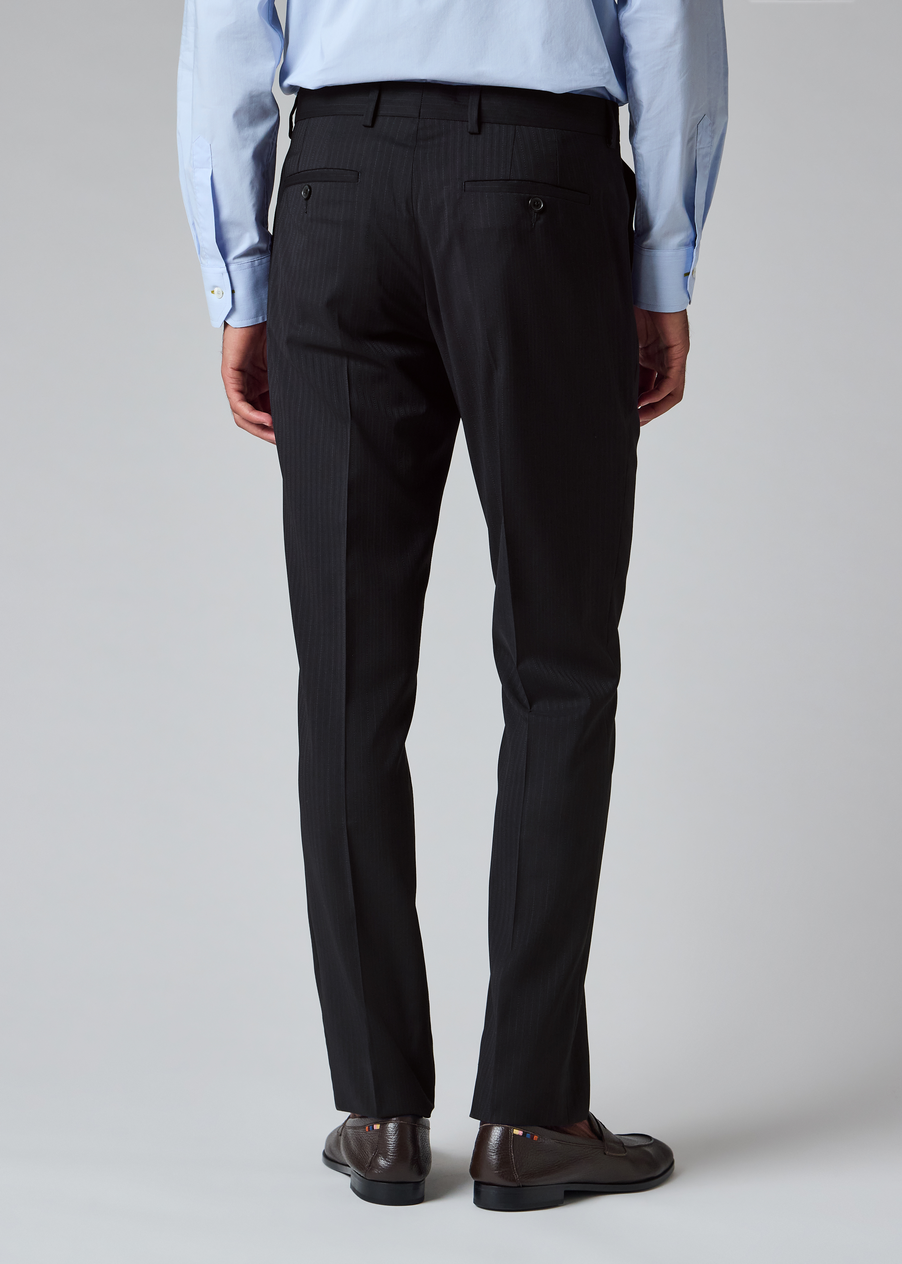The Soho - Navy Pinstripe Wool Suit thumbnail 15