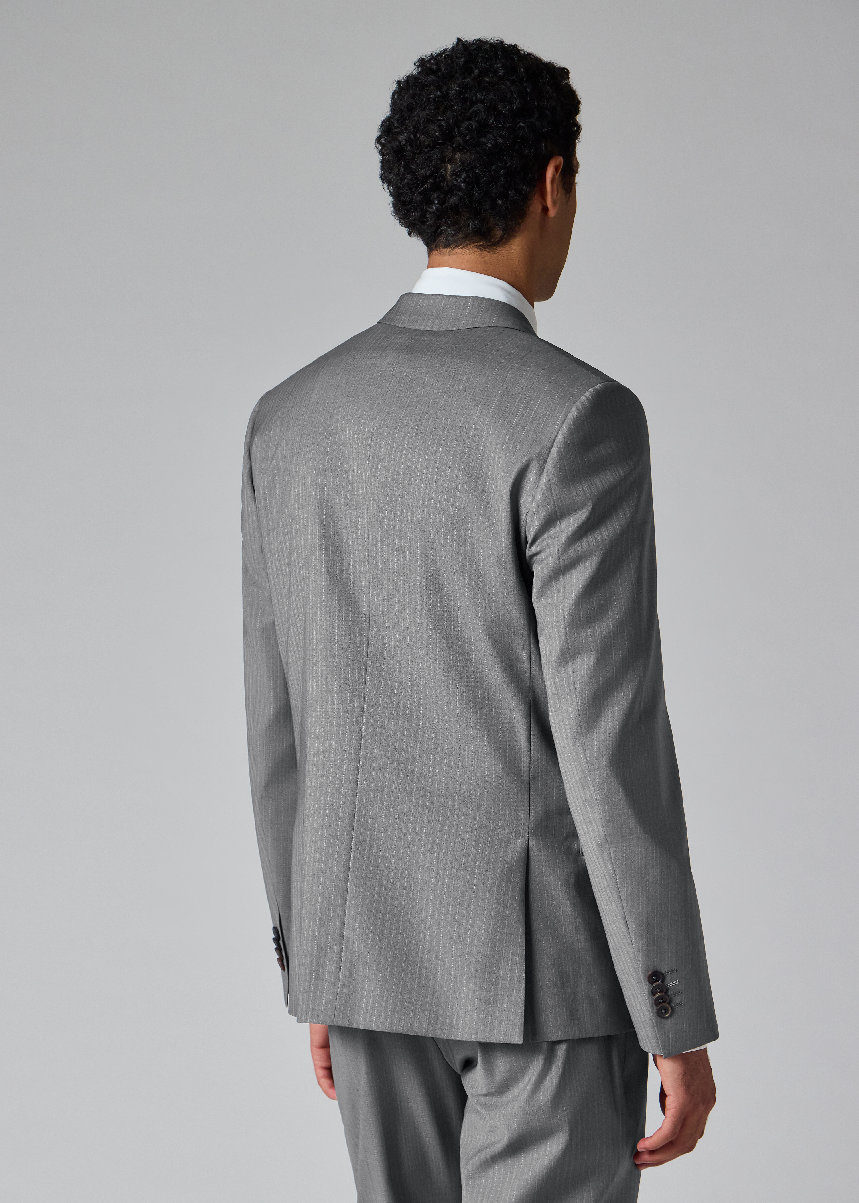 The Soho - Grey Pinstripe Wool Suit thumbnail 6