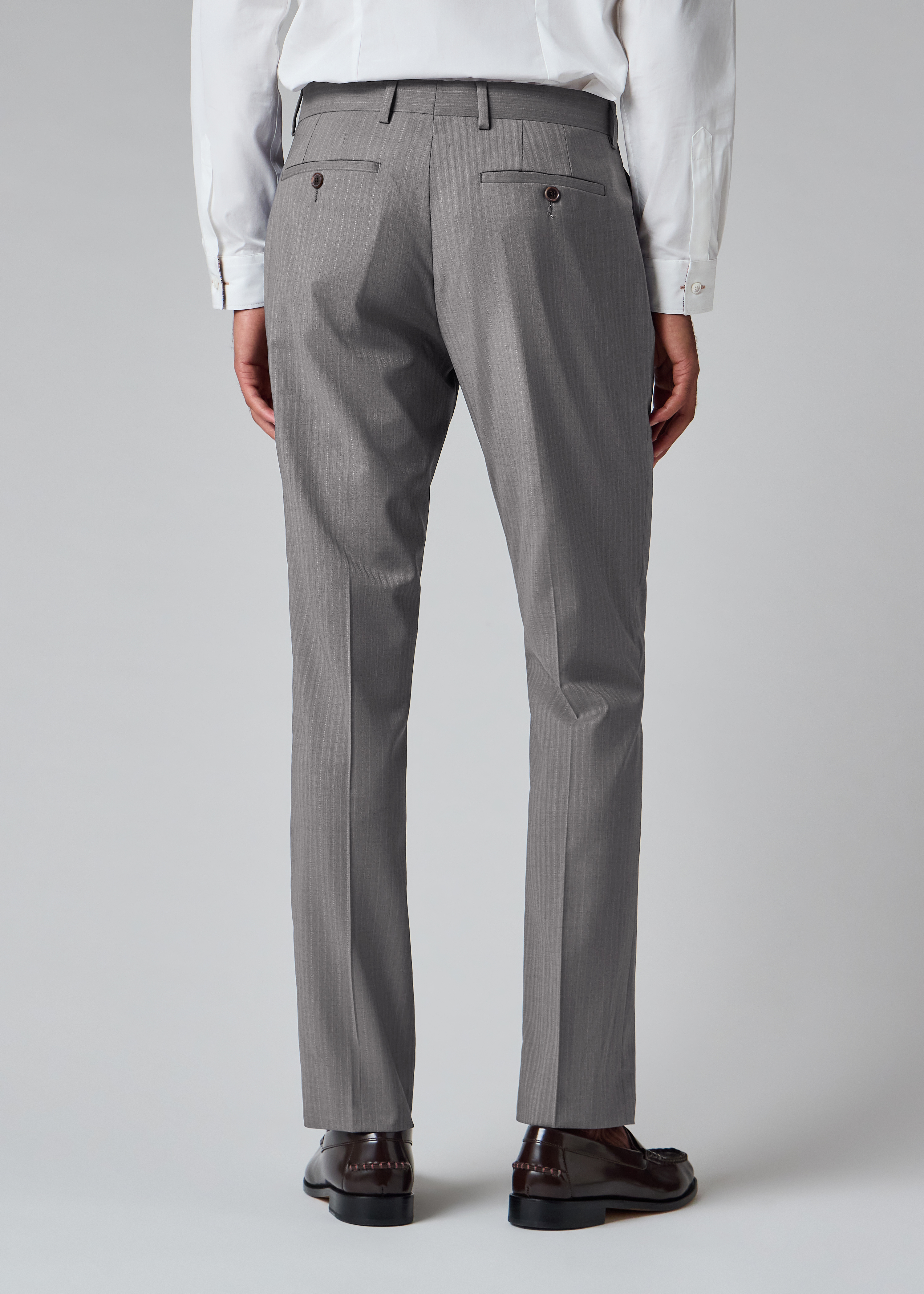 The Soho - Grey Pinstripe Wool Suit thumbnail 11