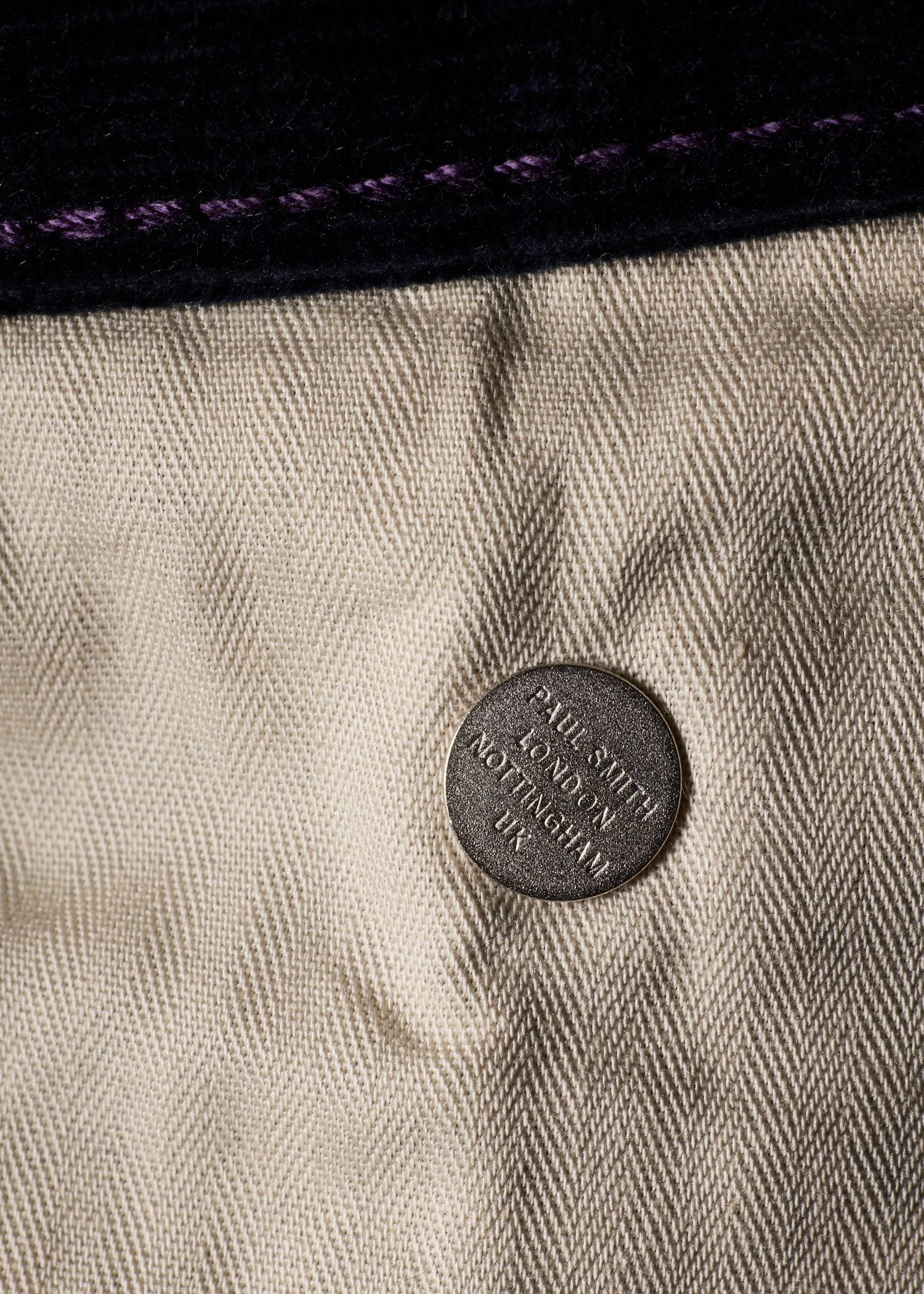 Slim Tapered-Fit Navy Corduroy Trousers thumbnail 5