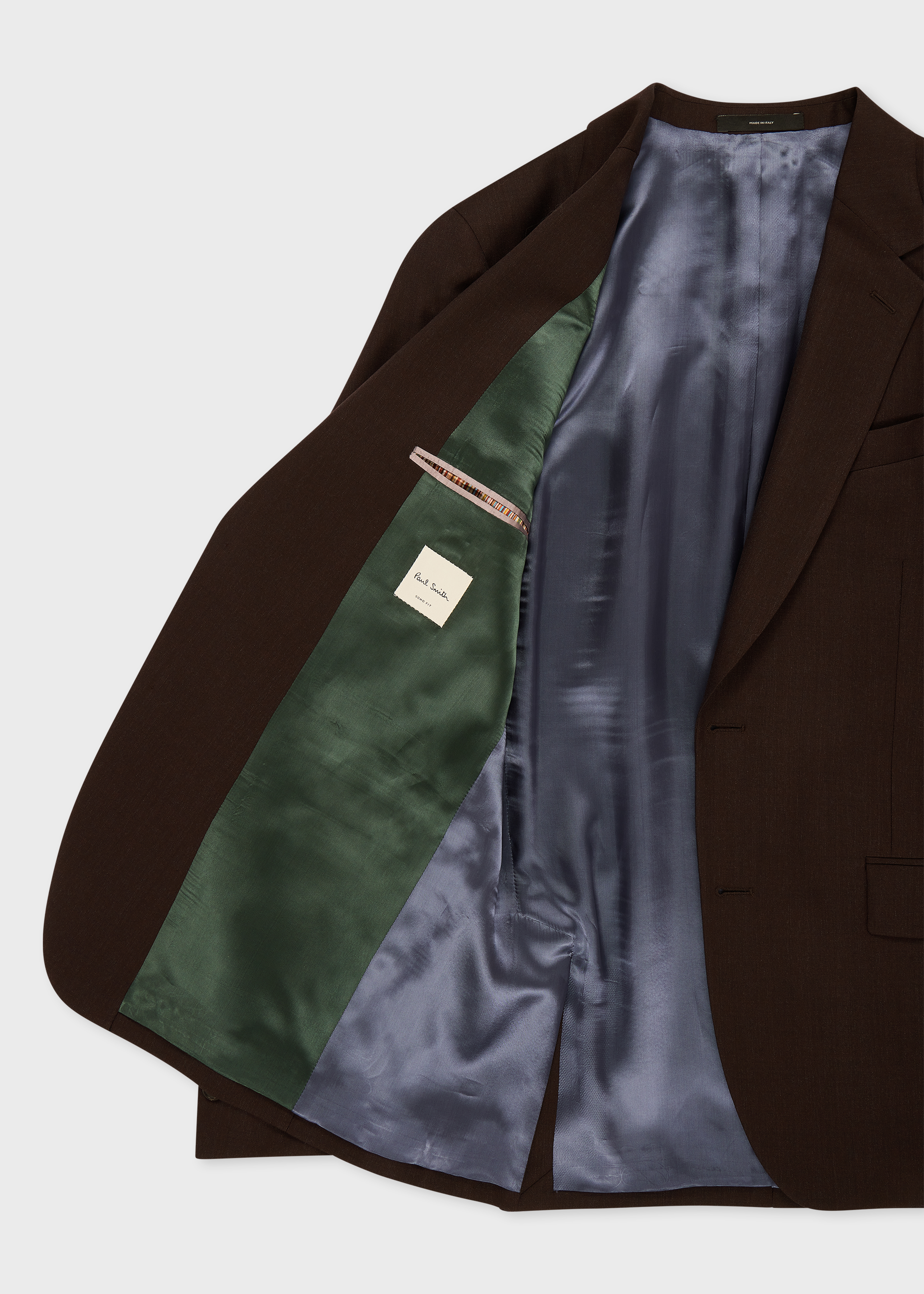 The Soho - Brown Sharkskin Wool Three-Piece Suit thumbnail 3
