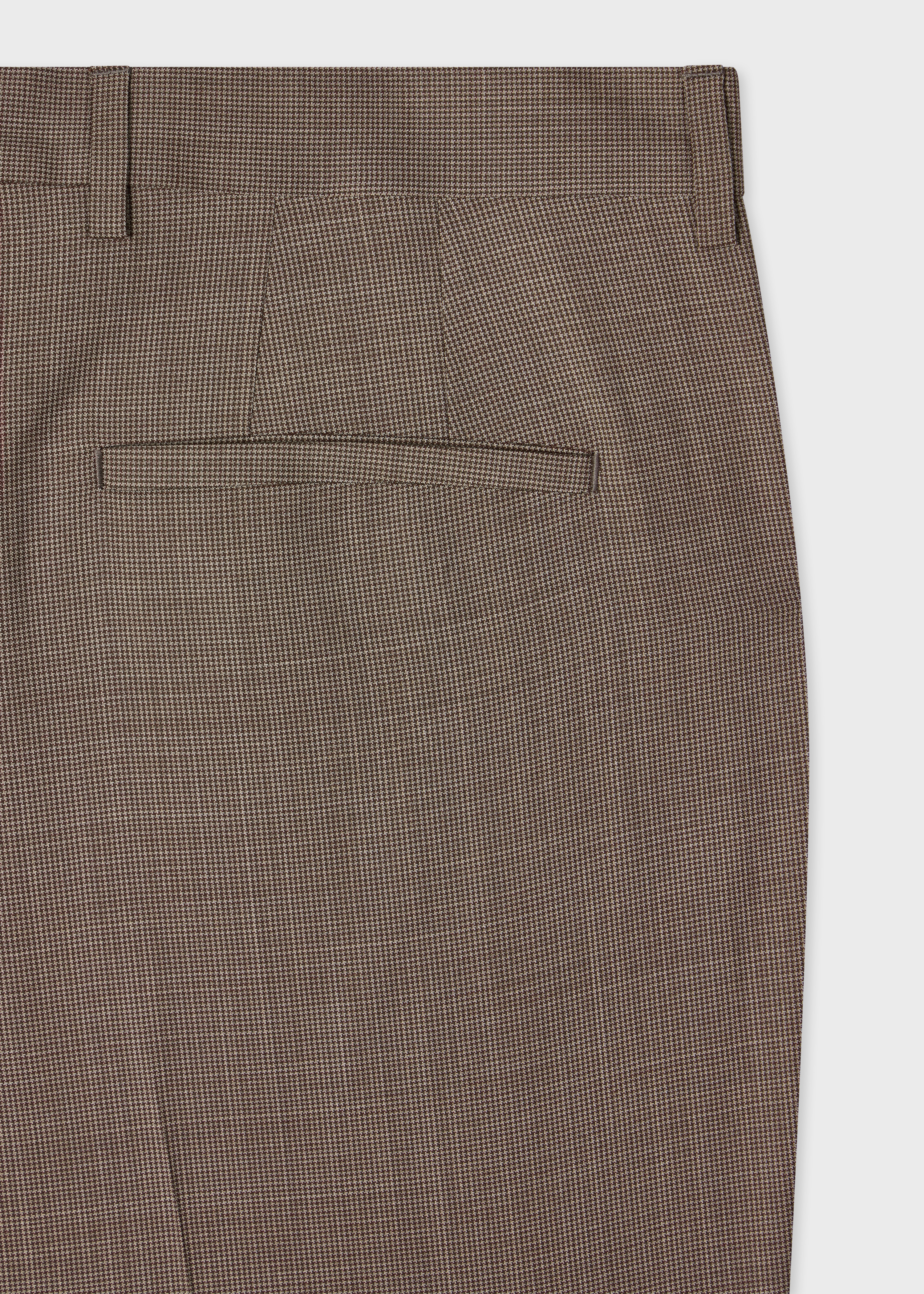 Brown Houndstooth Wool Two-Piece Suit thumbnail 10