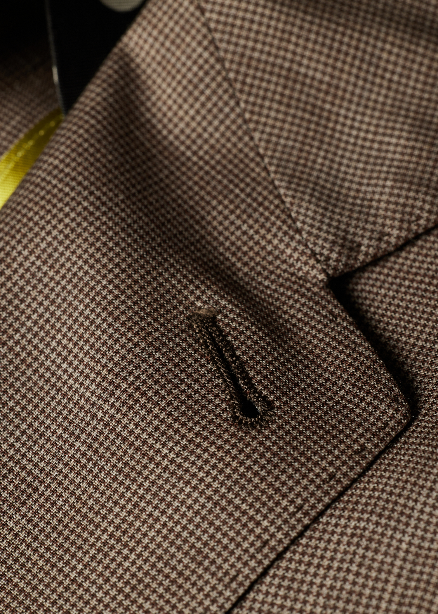 Brown Houndstooth Wool Two-Piece Suit thumbnail 5