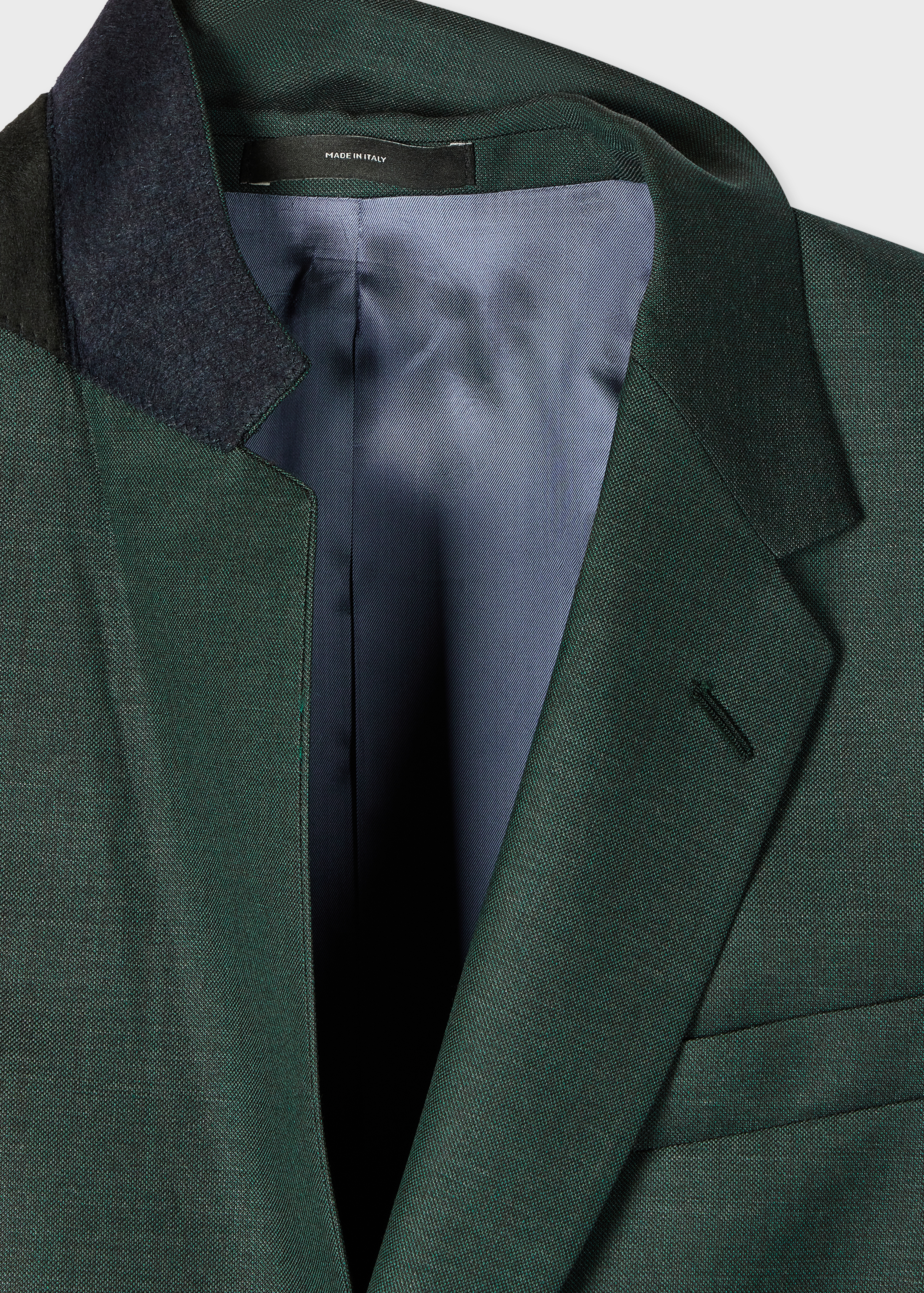 The Brierley - Teal Green Sharkskin Wool Two-Piece Suit thumbnail 8