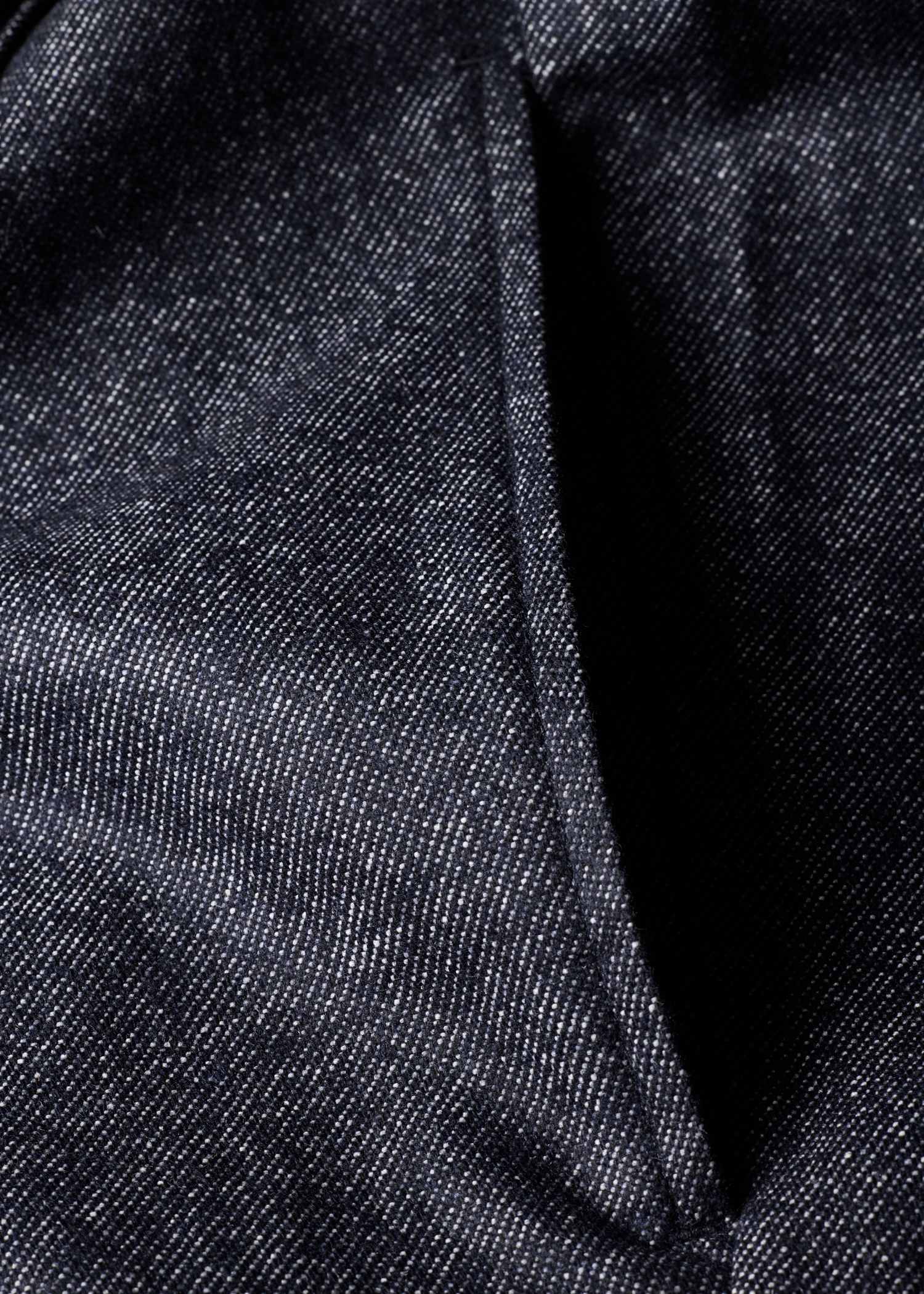 Indigo Cotton-Blend Flannel Zip Jacket thumbnail 11