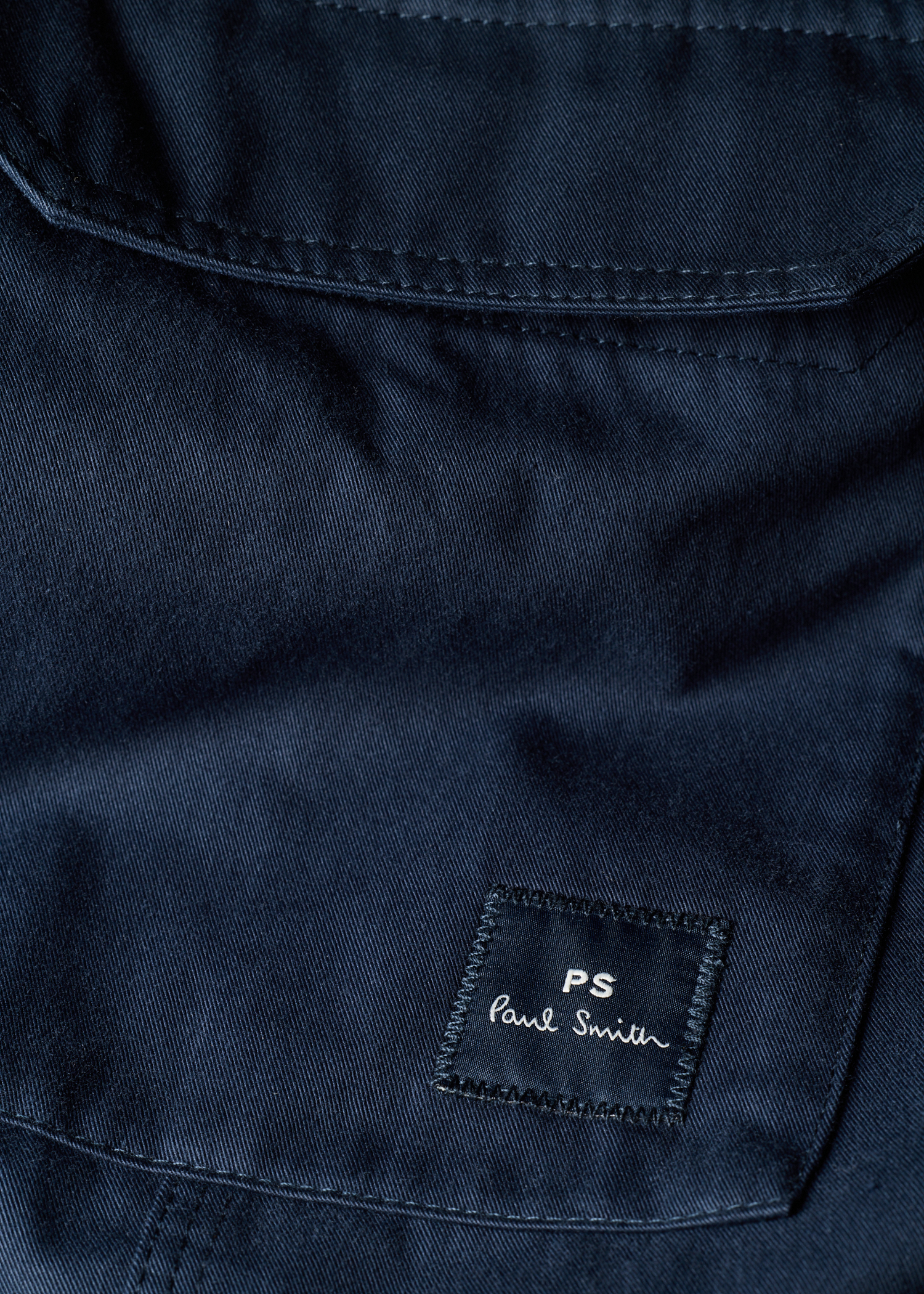 Relaxed-Fit Navy Cotton-Blend Cargo Trousers thumbnail 6