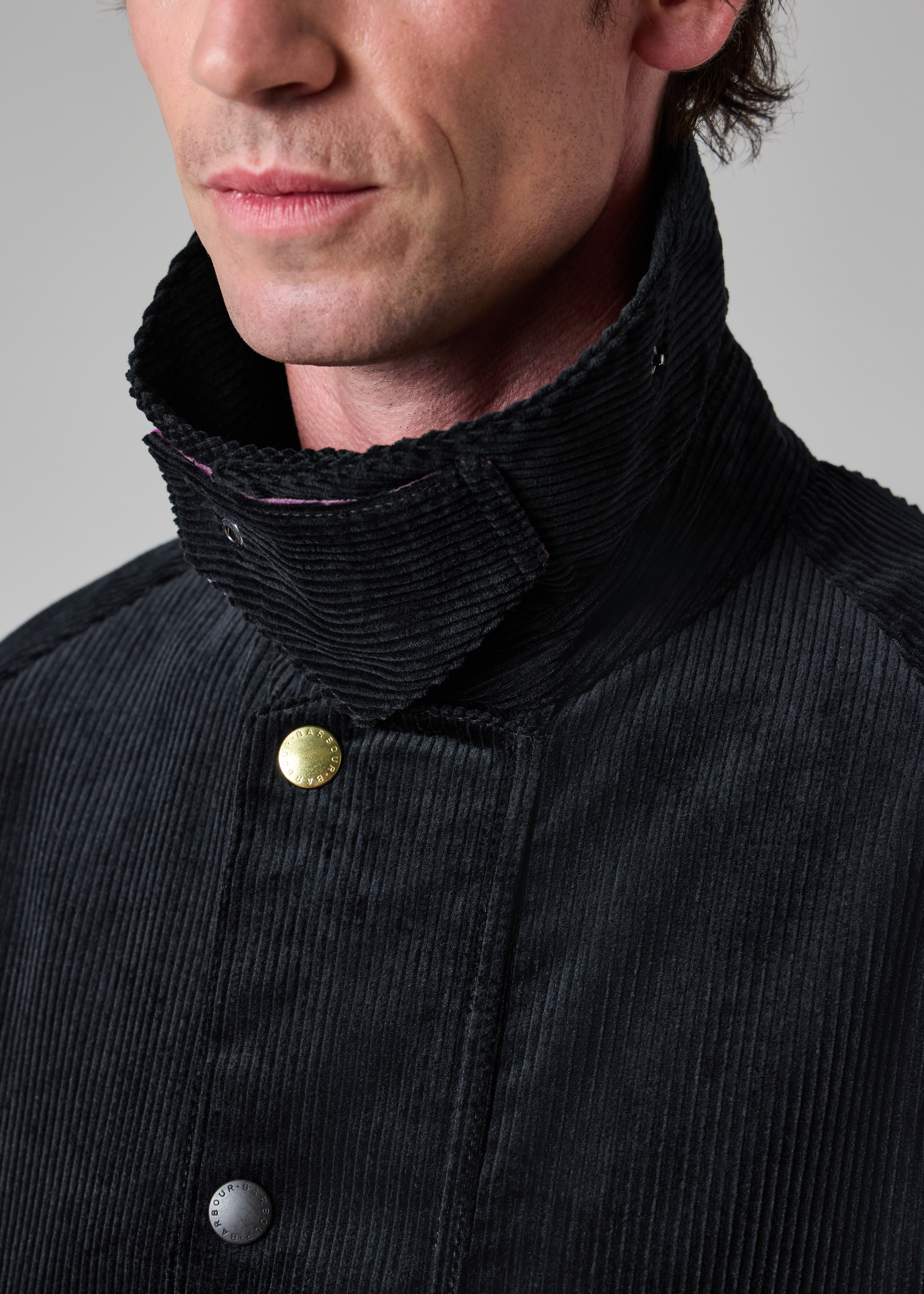 Paul Smith loves Barbour - Navy Cord Beaufort Jacket thumbnail 5