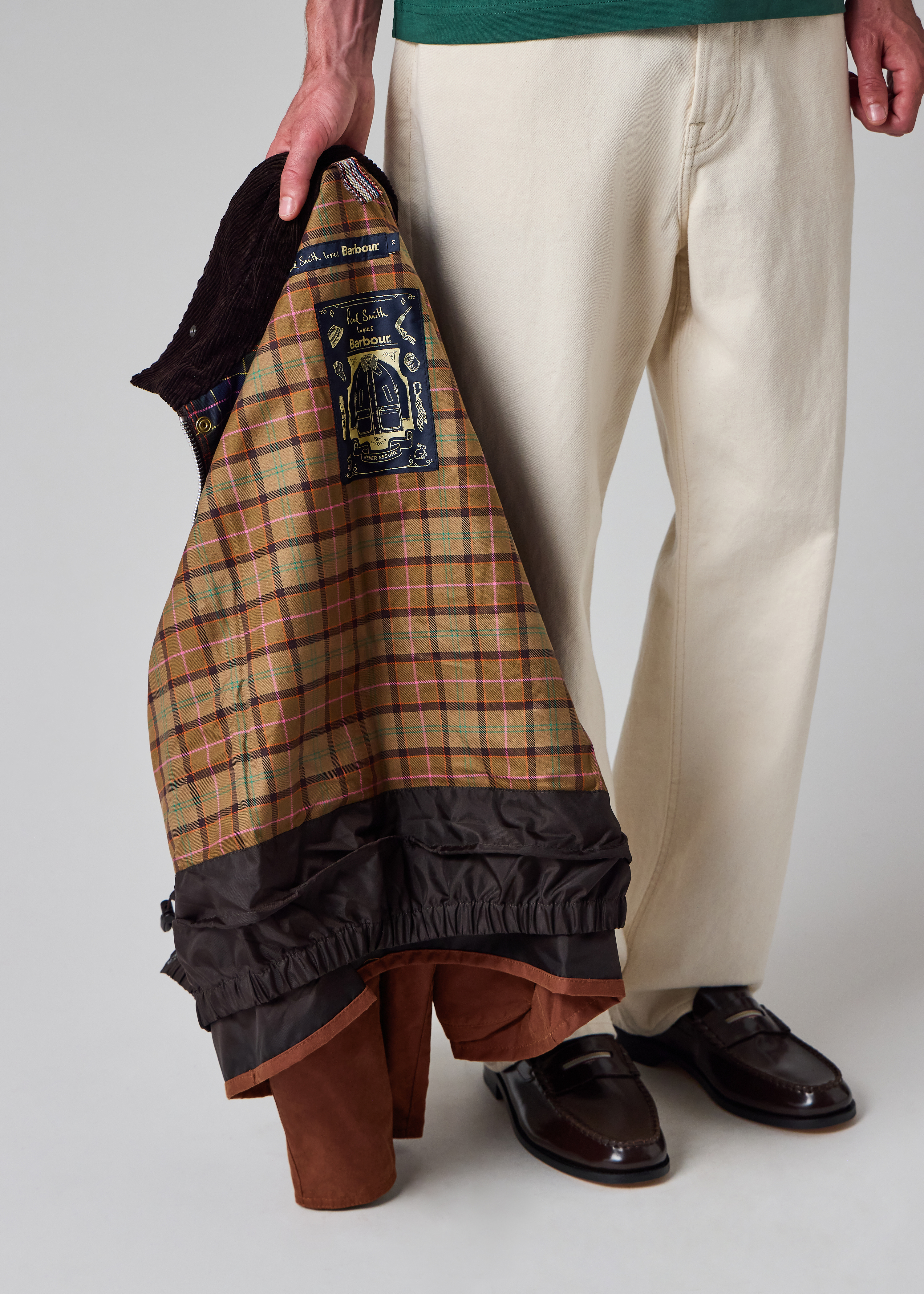 Paul Smith loves Barbour - Key Transport Waxed Jacket thumbnail 3