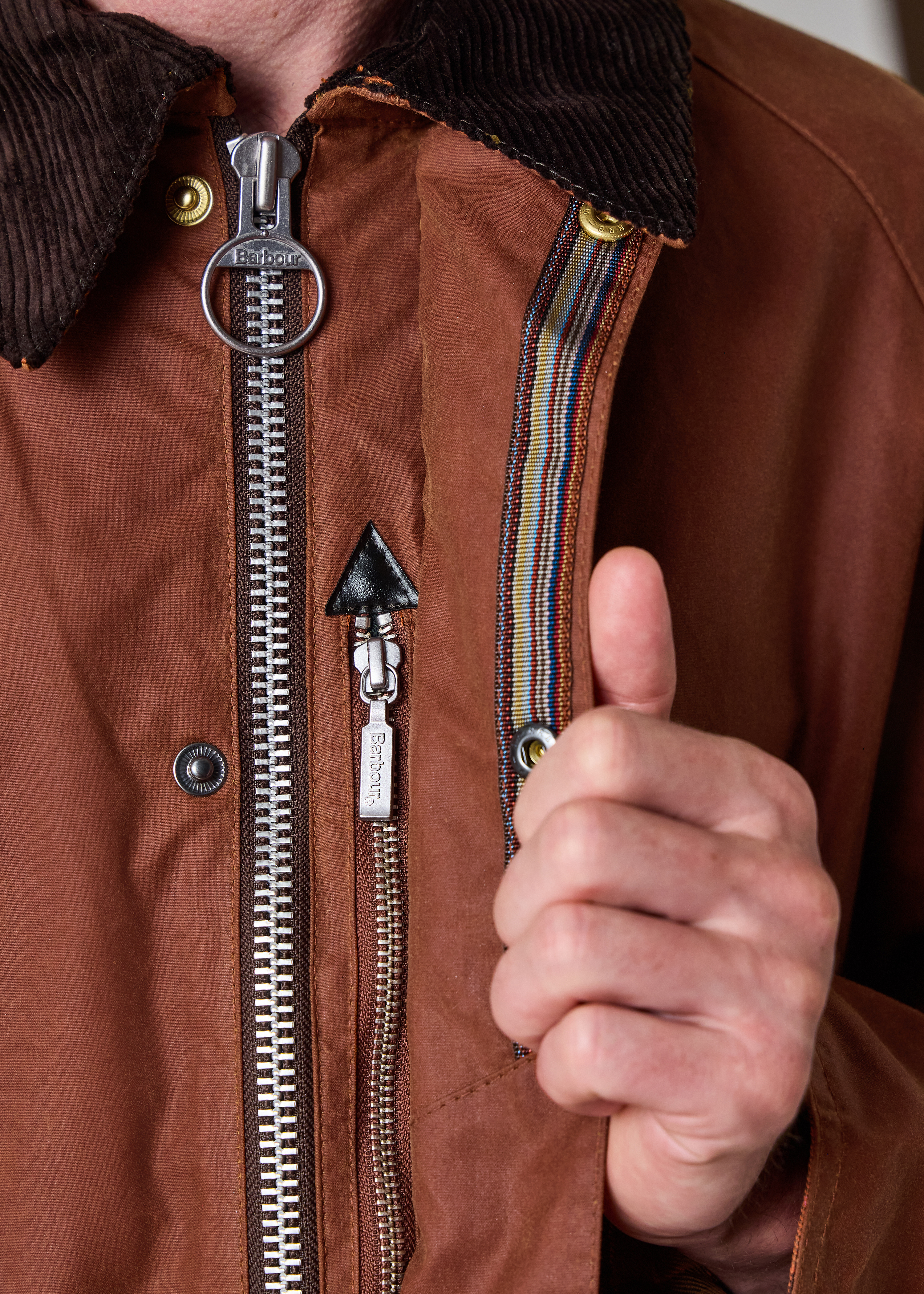 Paul Smith loves Barbour - Key Transport Waxed Jacket thumbnail 6