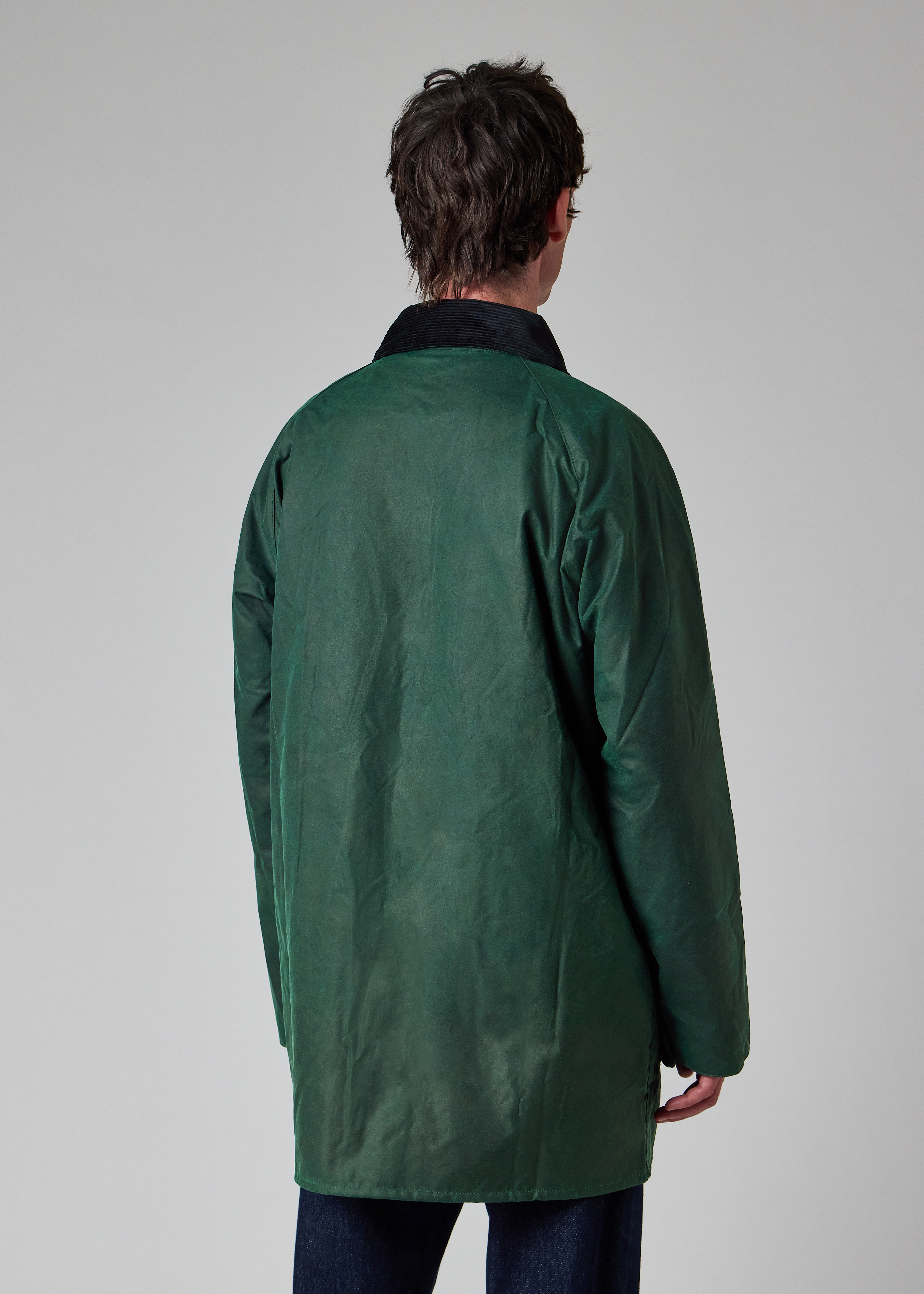 Paul Smith loves Barbour - Dark Green Gamefair Waxed Jacket thumbnail 4