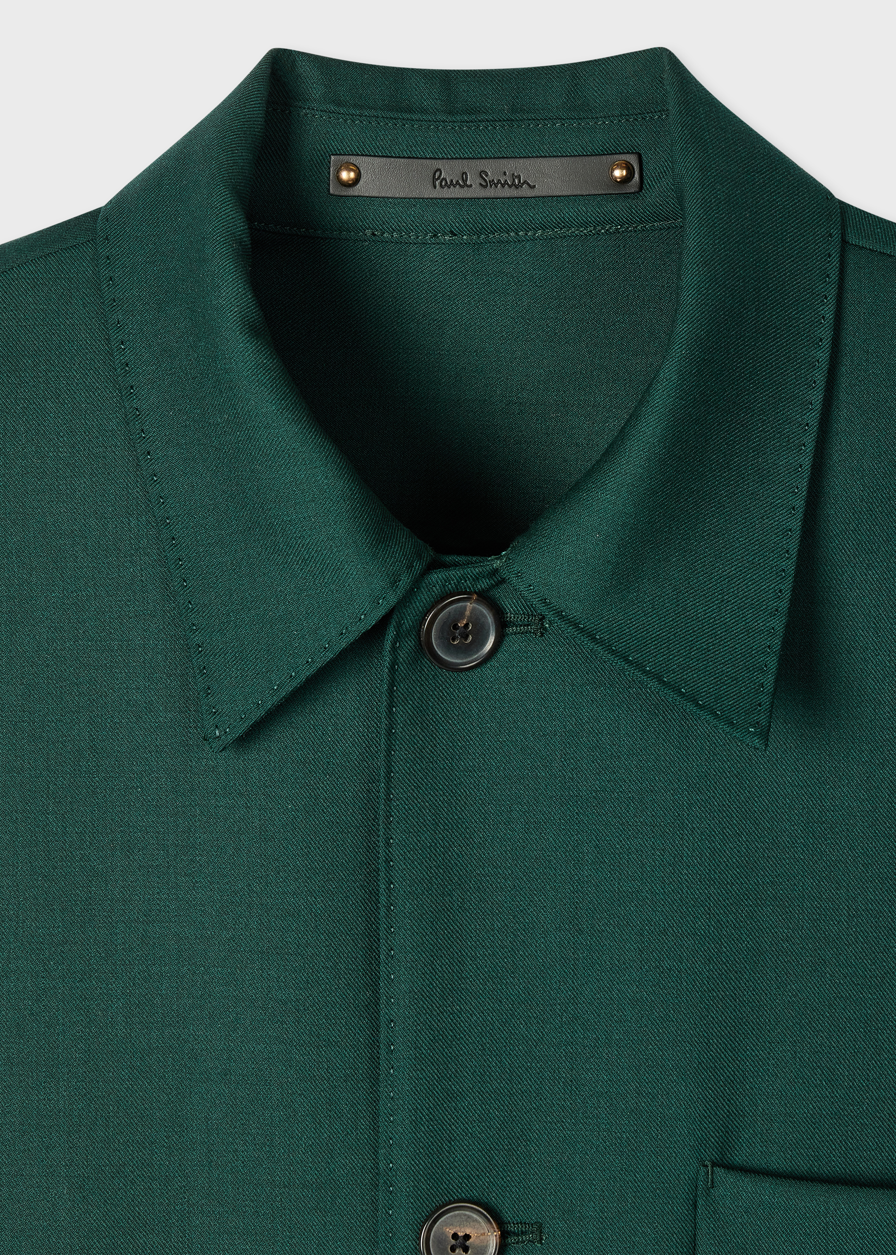 Dark Green Wool Two-Piece Suit thumbnail 5