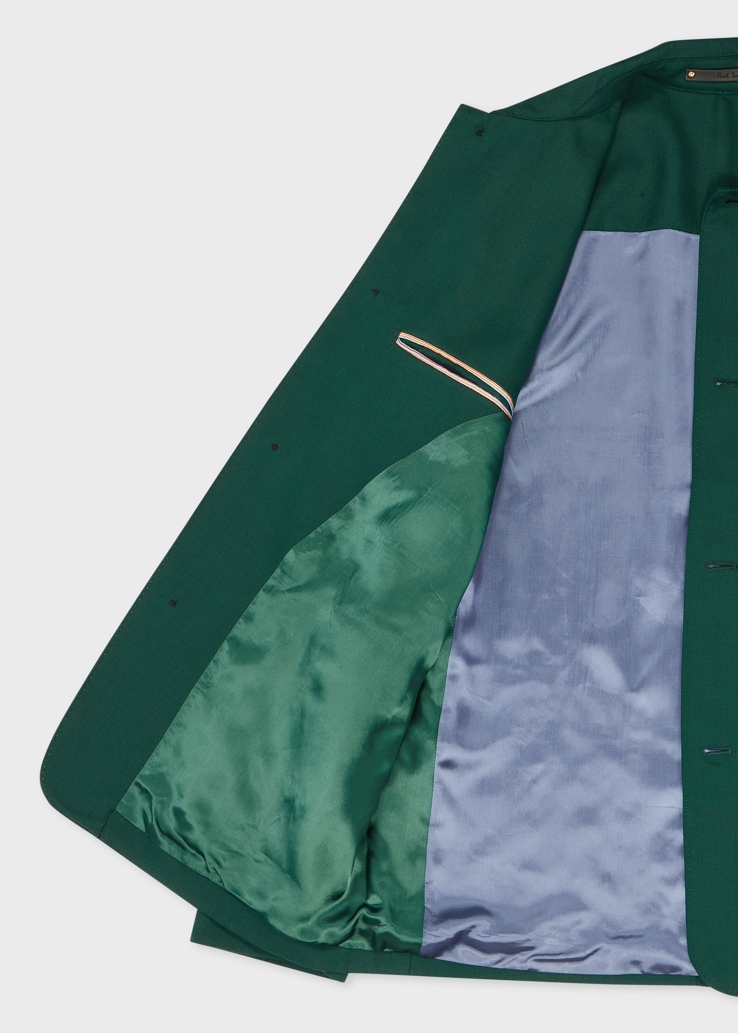 Dark Green Wool Two-Piece Suit thumbnail 7