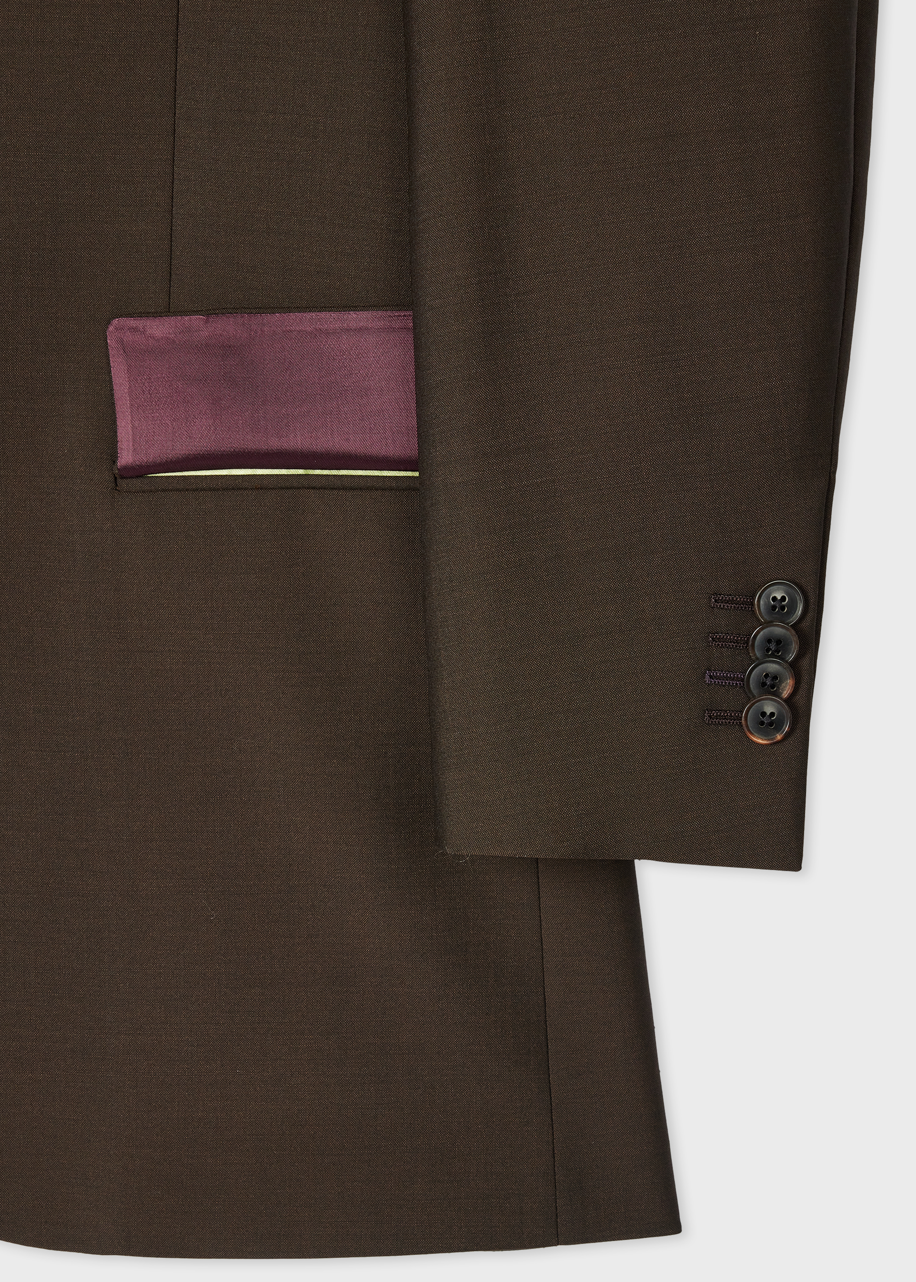 The Brierley - Dark Brown Wool-Mohair Two-Piece Suit thumbnail 9
