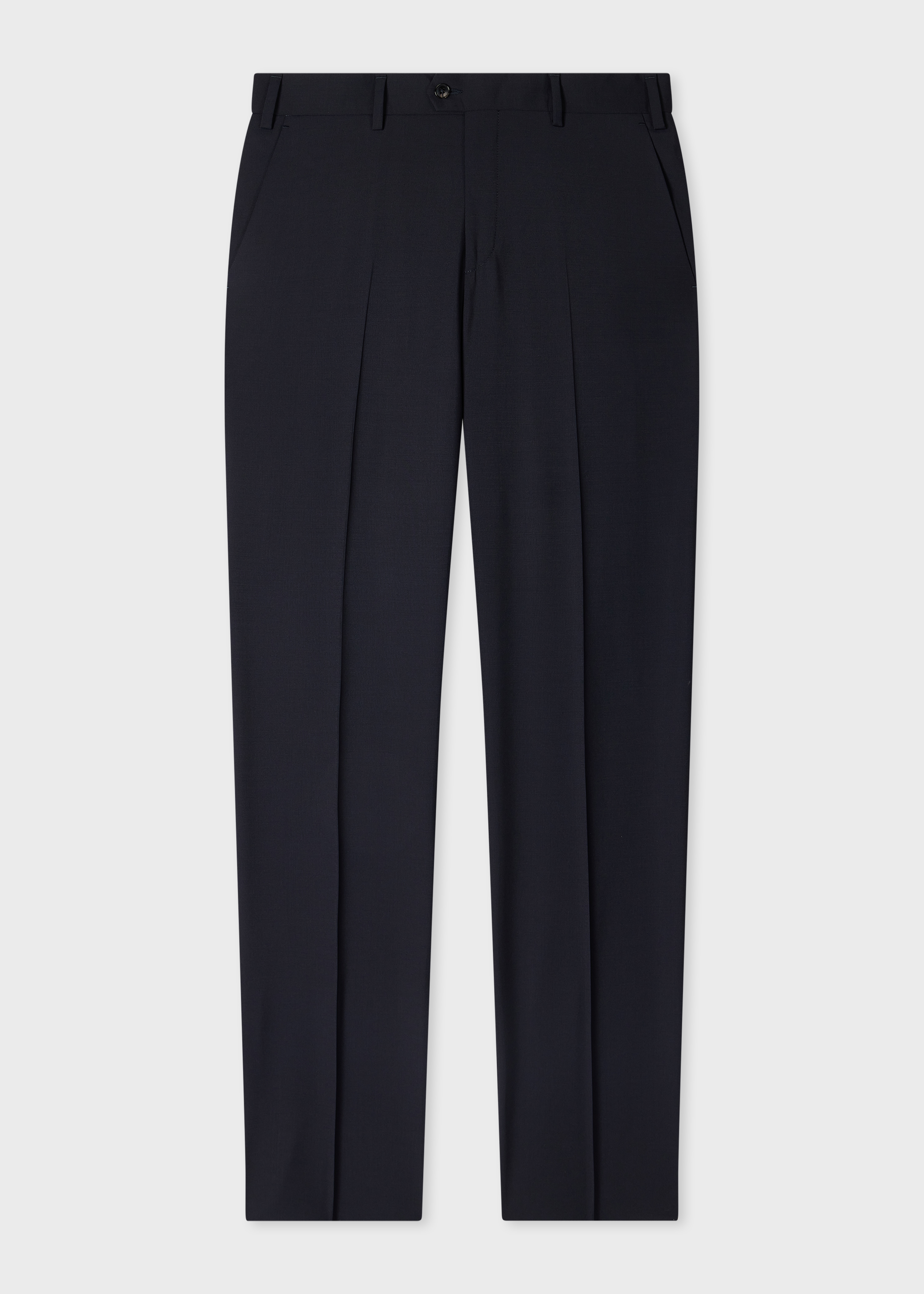 The Westbourne - Navy Wool-Mohair Trousers primary image