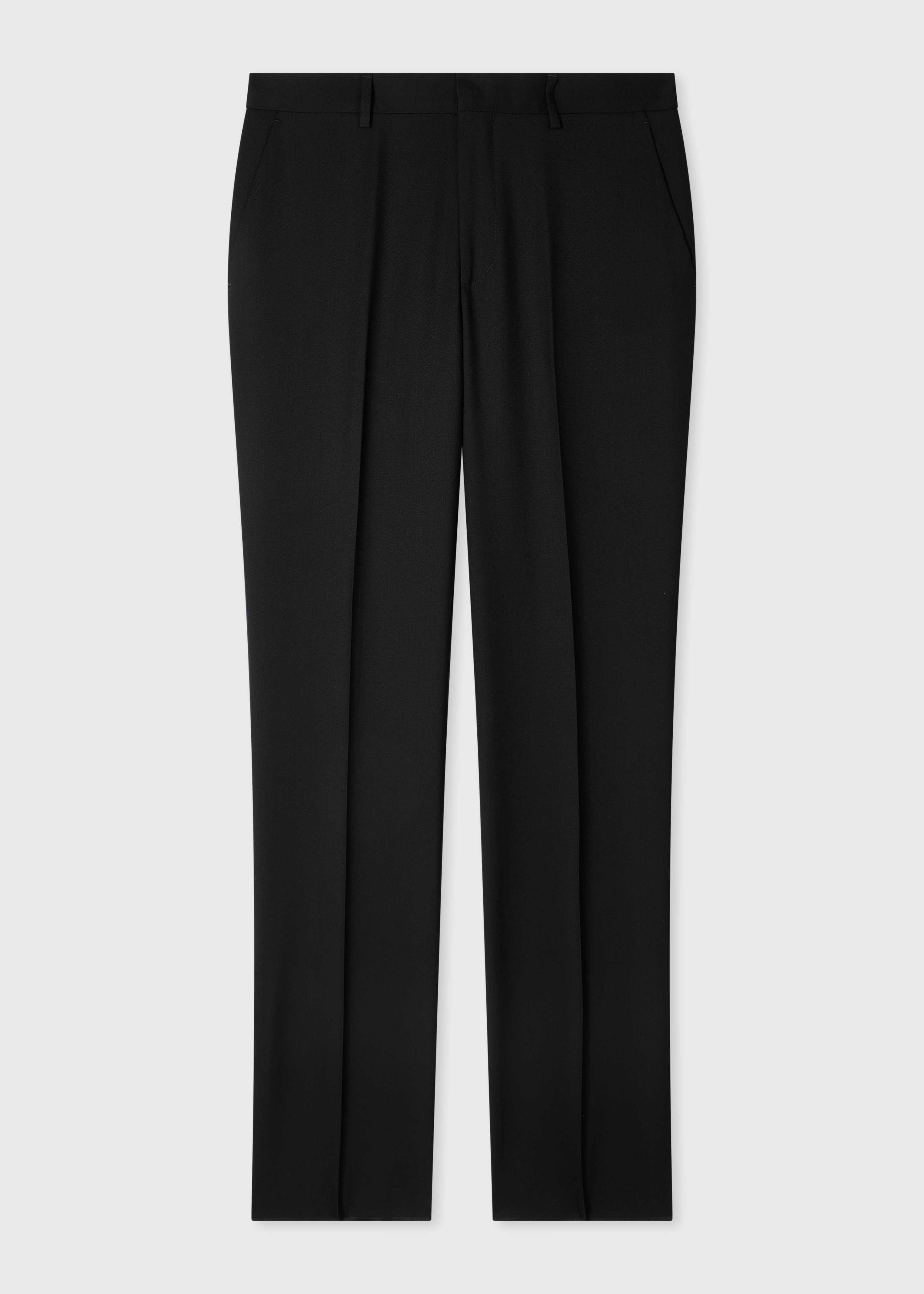 The Brierley - Black Wool 'A Suit To Travel In' Trousers primary image