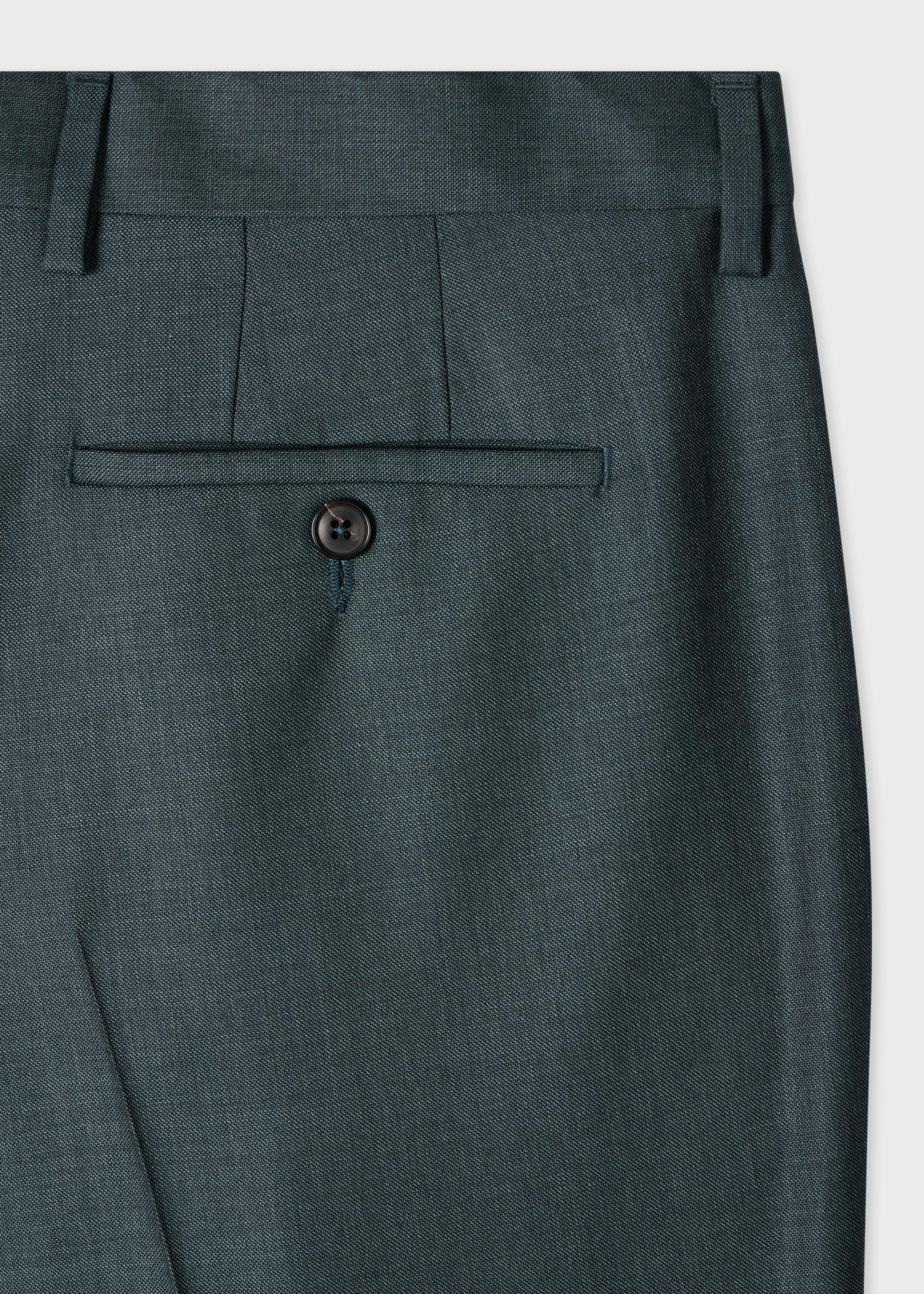 The Soho - Slate Green Sharkskin Wool Suit thumbnail 9
