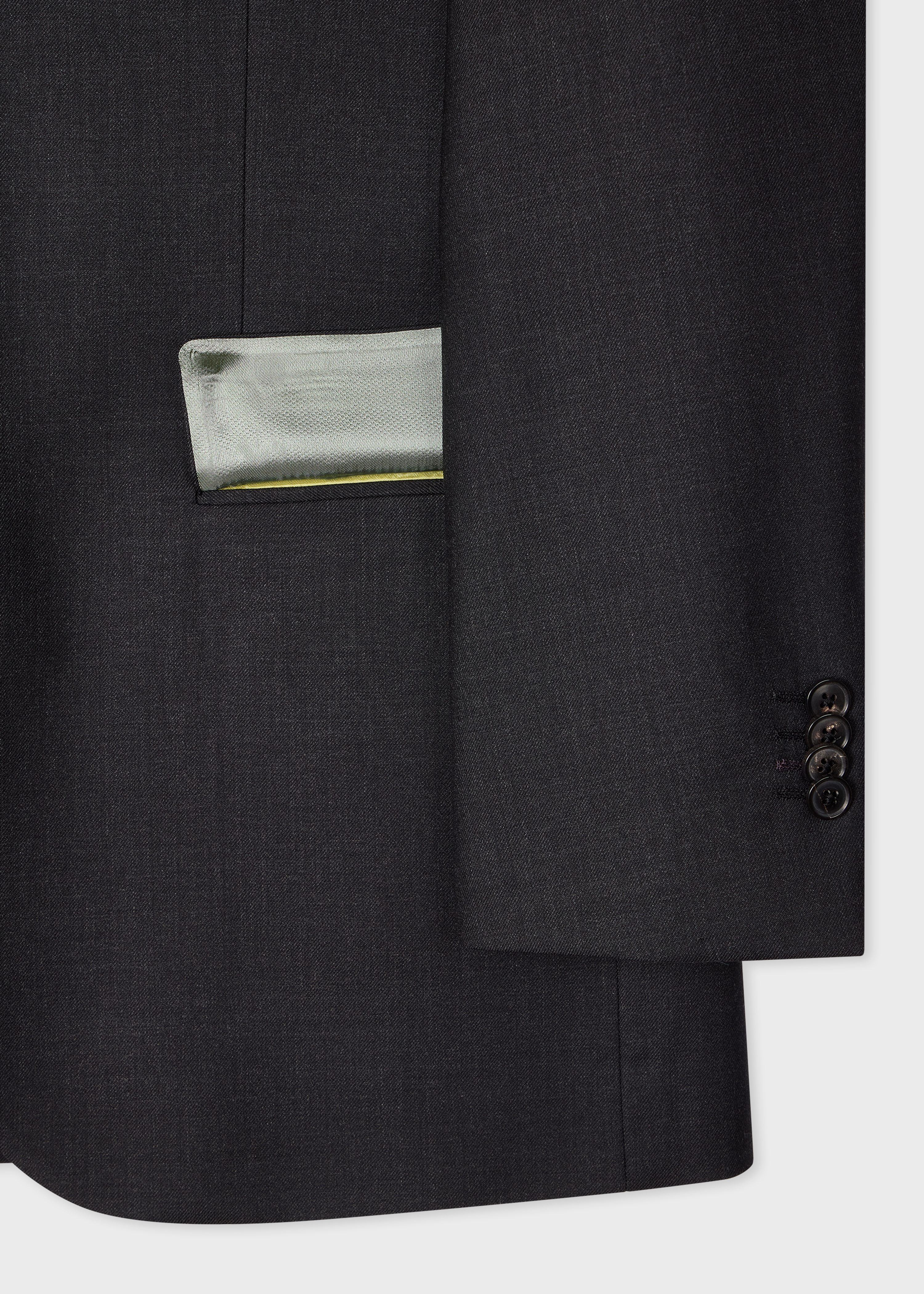 The Westbourne - Charcoal Wool 'A Suit To Travel In' Blazer thumbnail 9