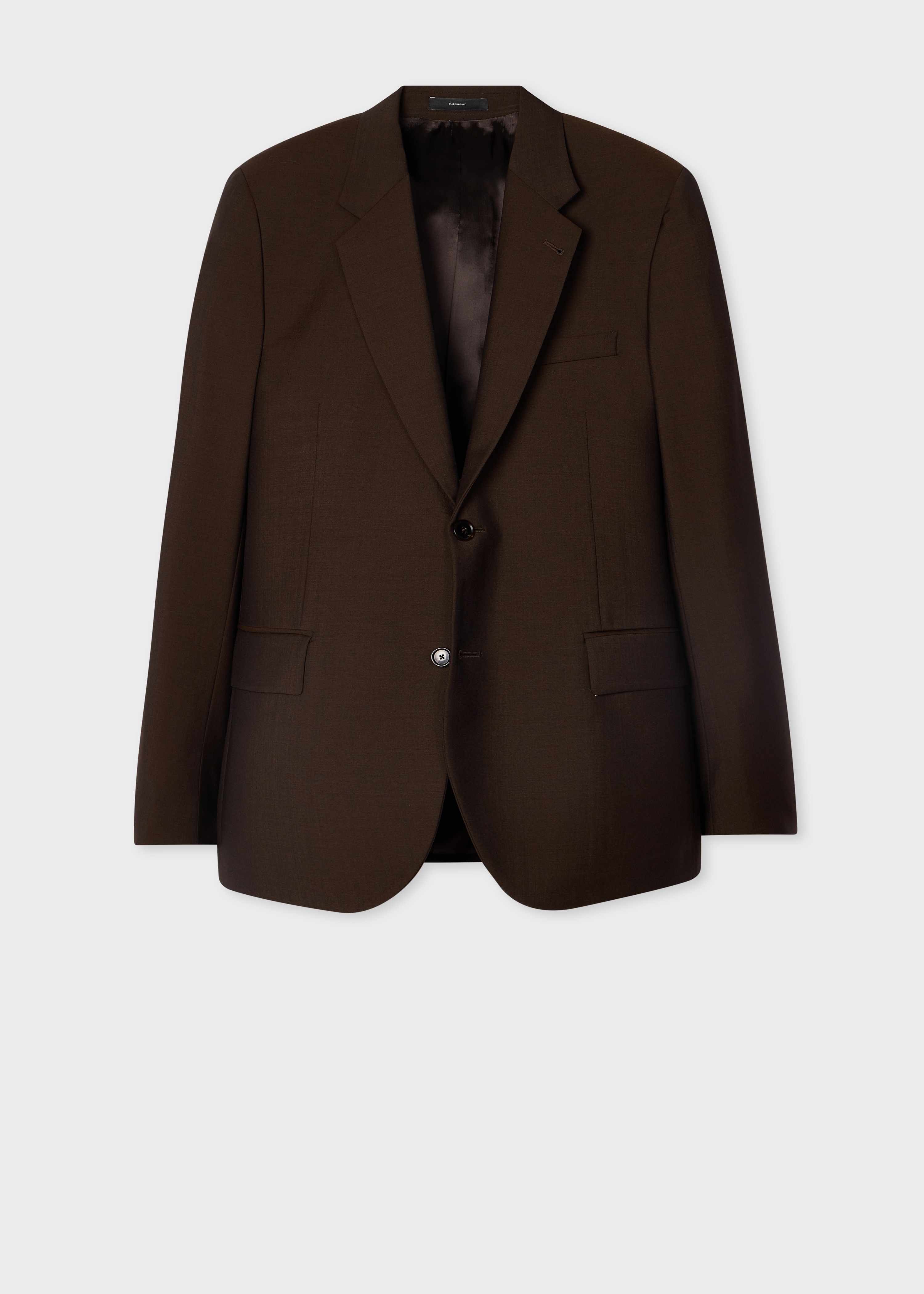 The Westbourne - Dark Brown Wool-Mohair Blazer primary image