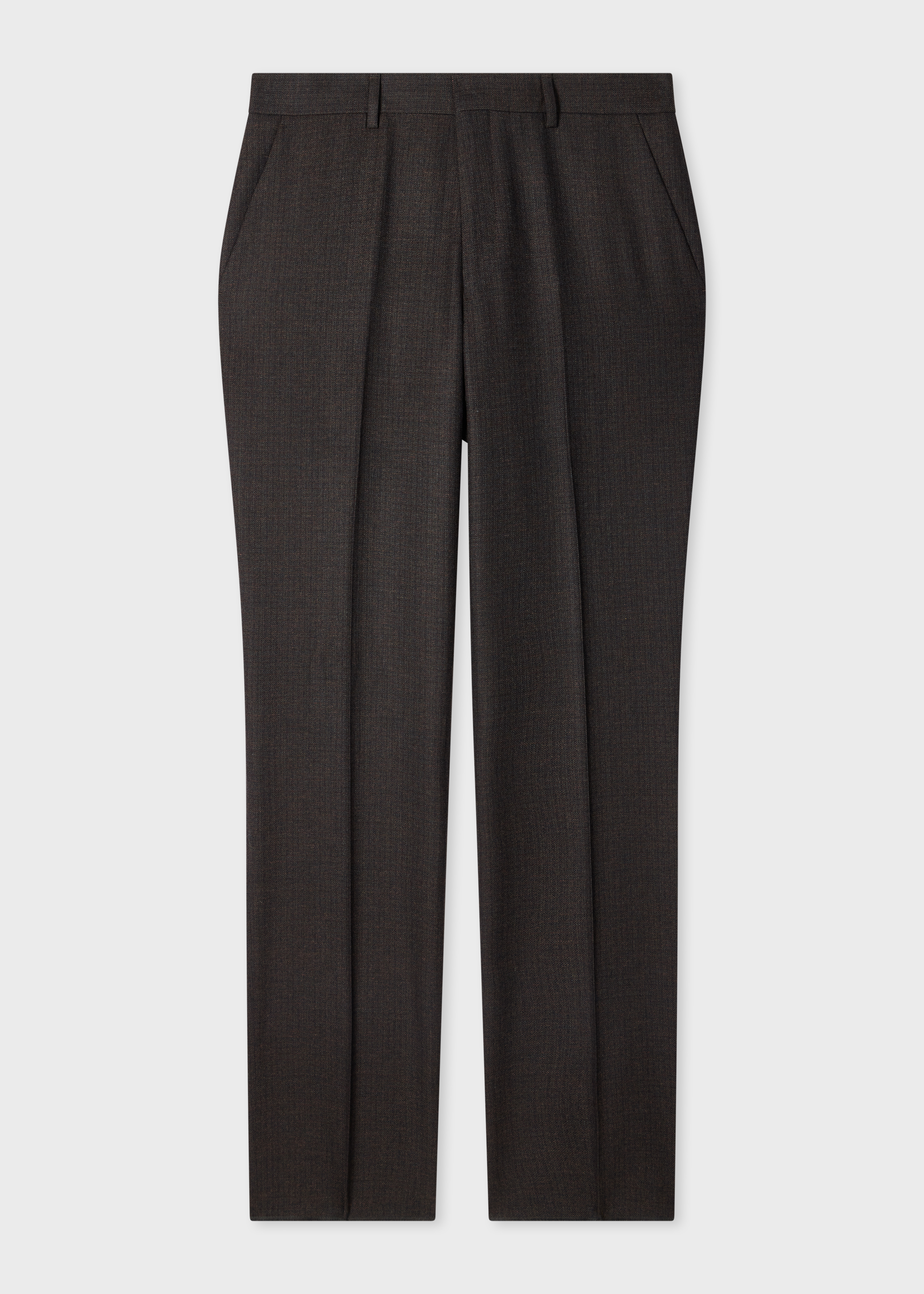 The Brierley - Navy Wool-Cashmere Trousers primary image