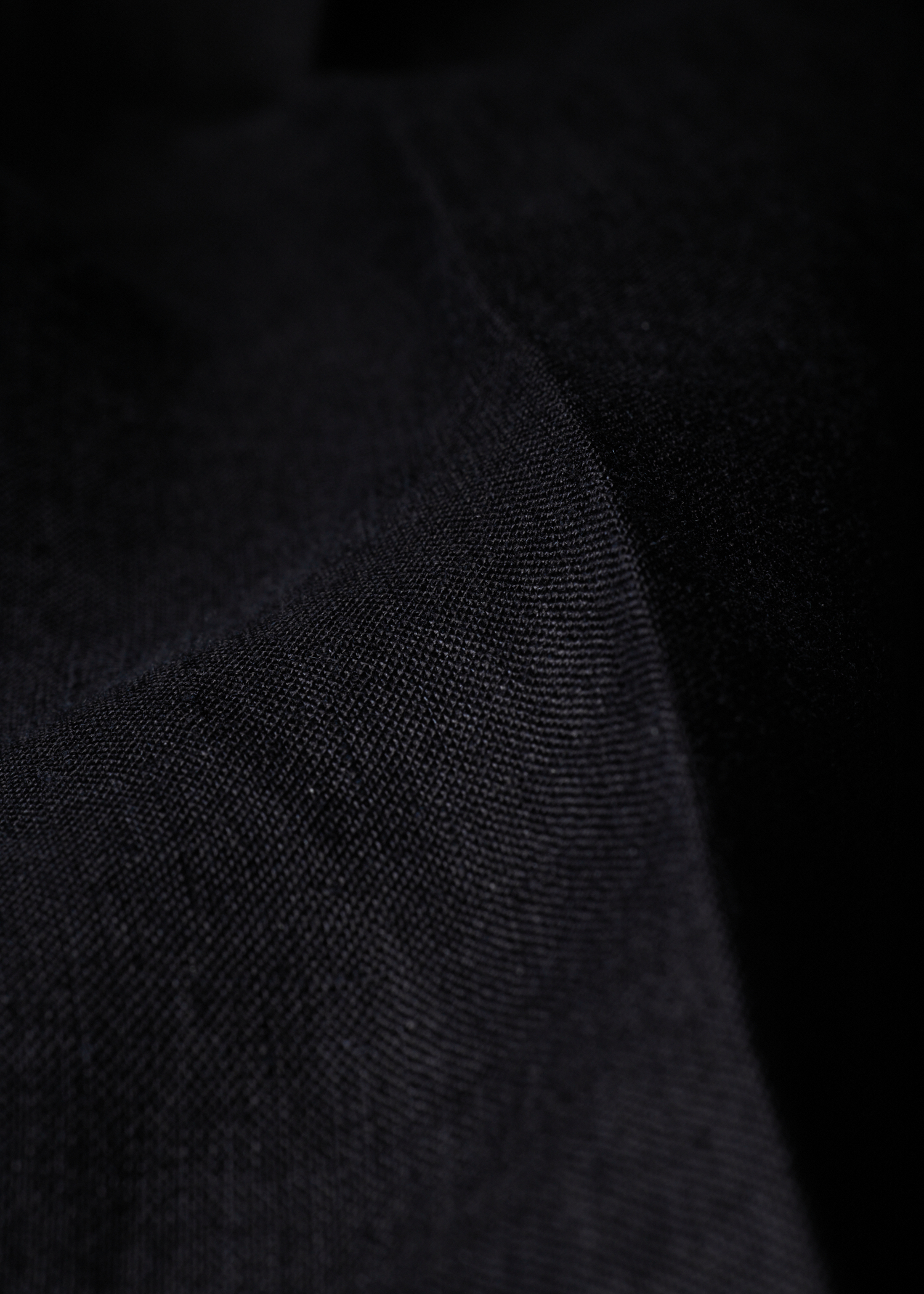 Slim-Fit Navy Linen Trousers thumbnail 6