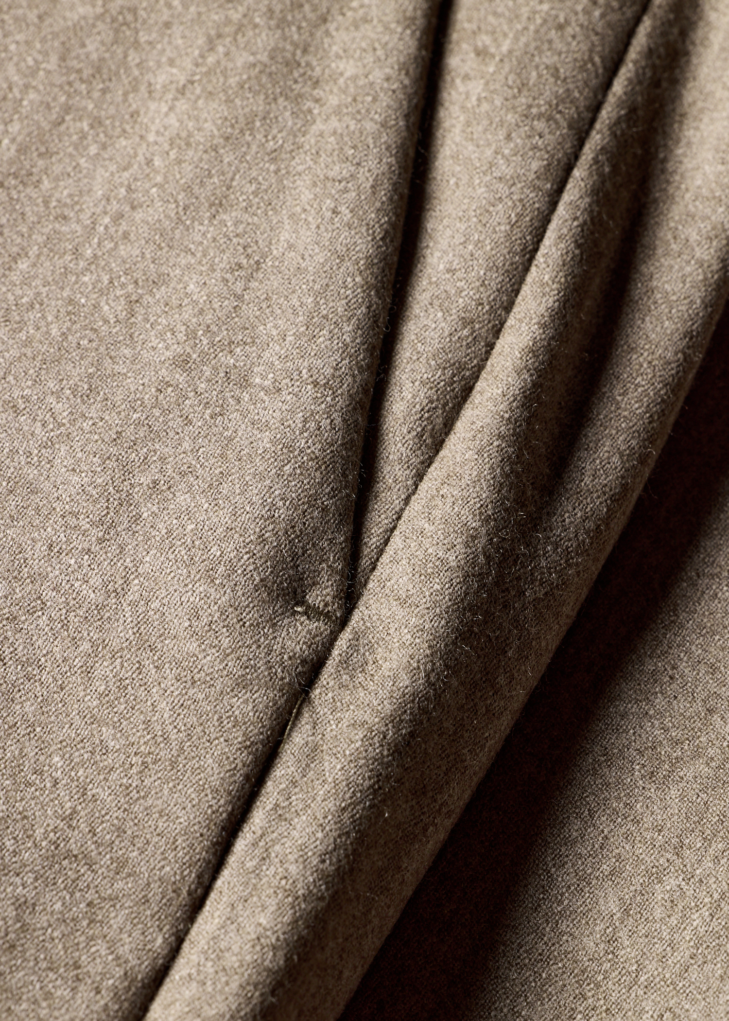 The Brierley - Light Beige Wool-Cashmere Flannel Trousers thumbnail 5