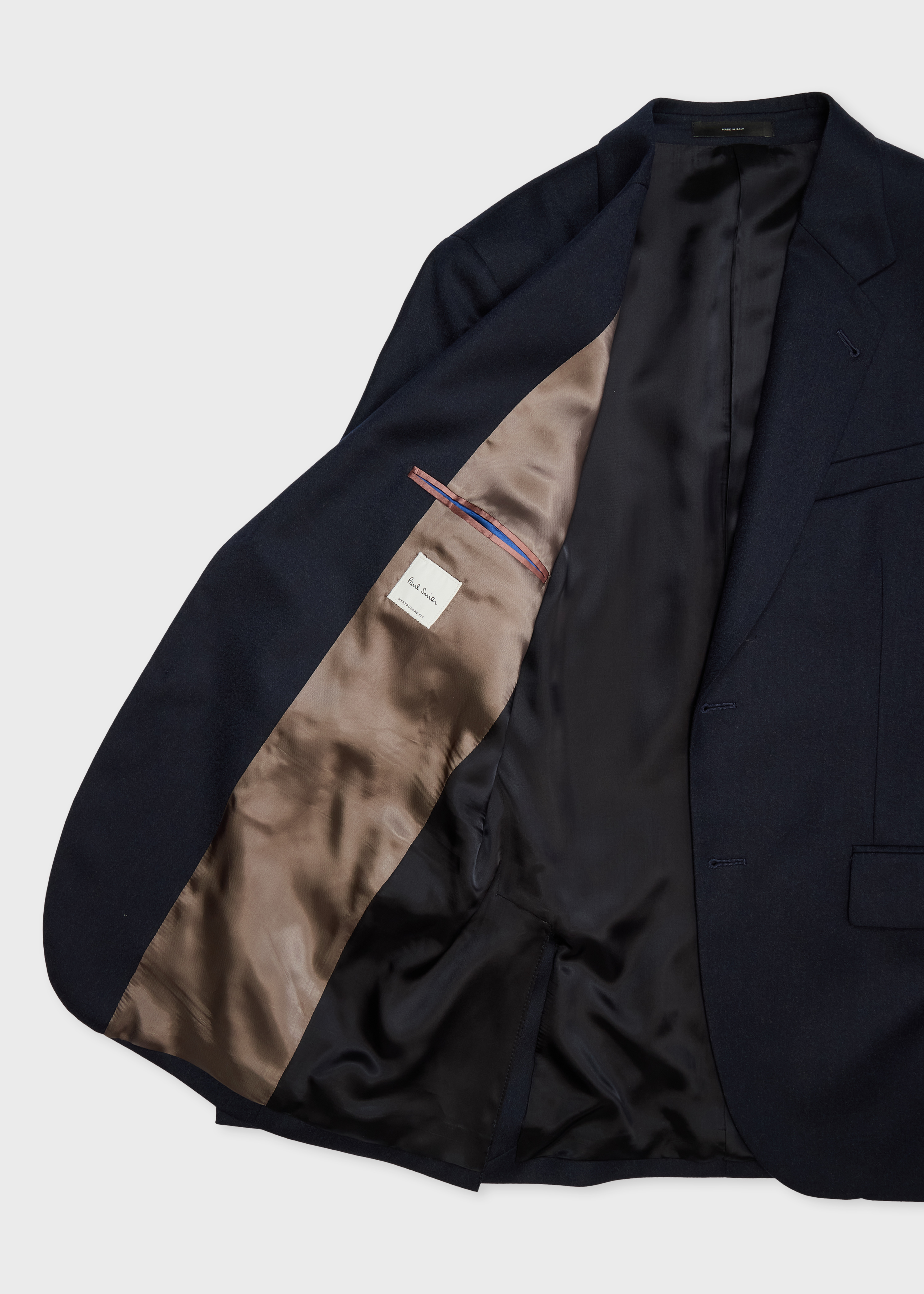 The Westbourne - Navy Wool-Cashmere Flannel Blazer thumbnail 3