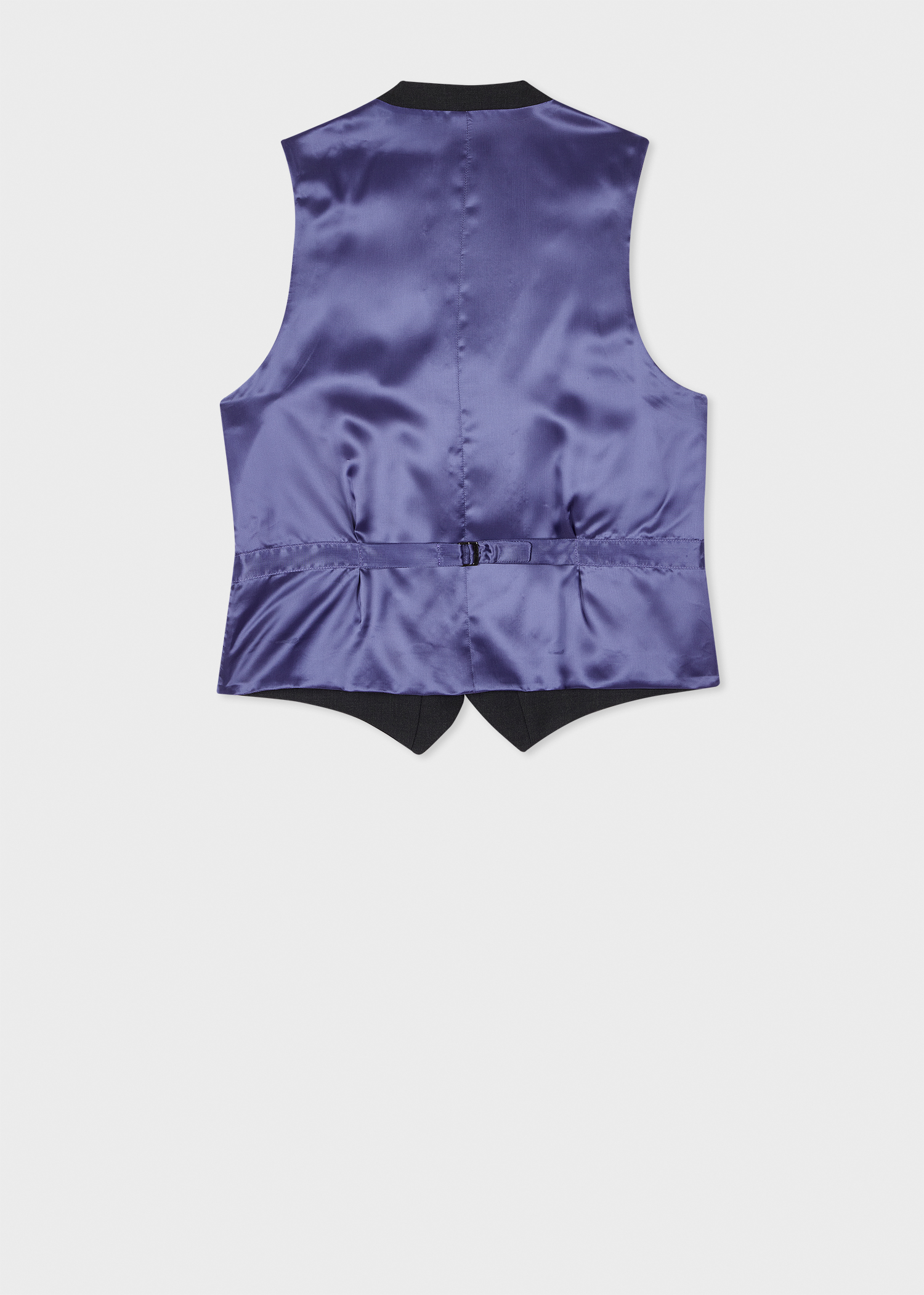 A Suit To Travel In - Charcoal Grey Wool Waistcoat thumbnail 4