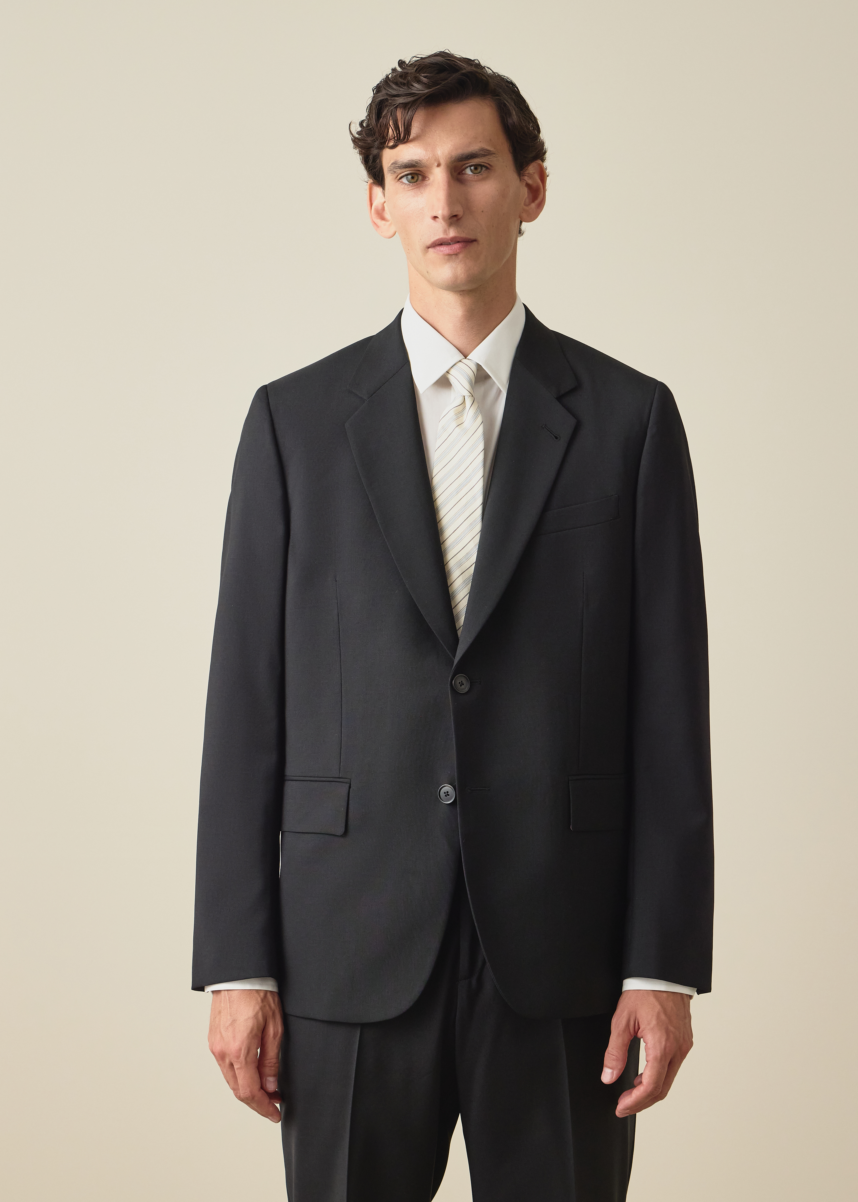 The Westbourne - Black Wool-Mohair Blazer thumbnail 2
