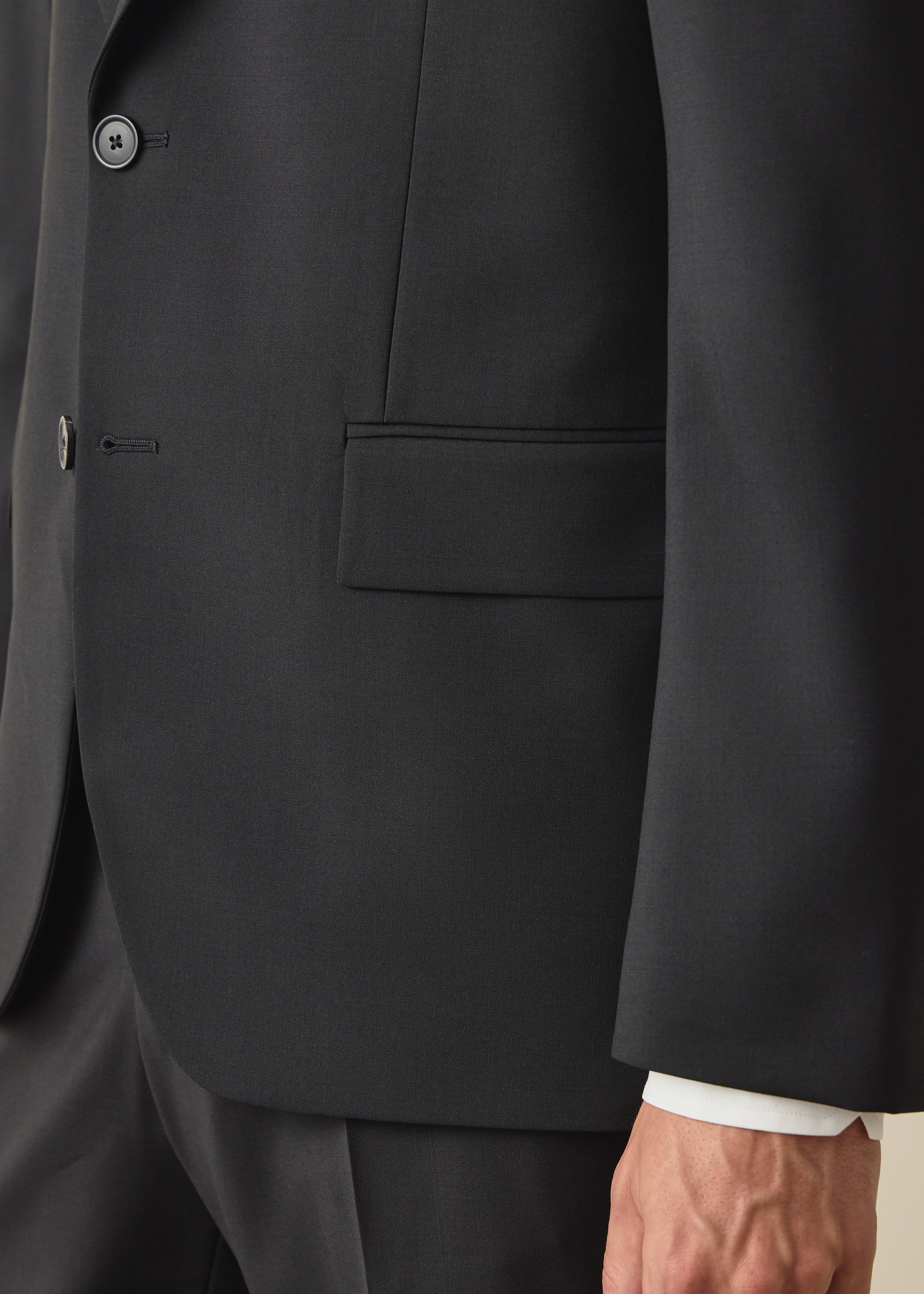 The Westbourne - Black Wool-Mohair Blazer thumbnail 10