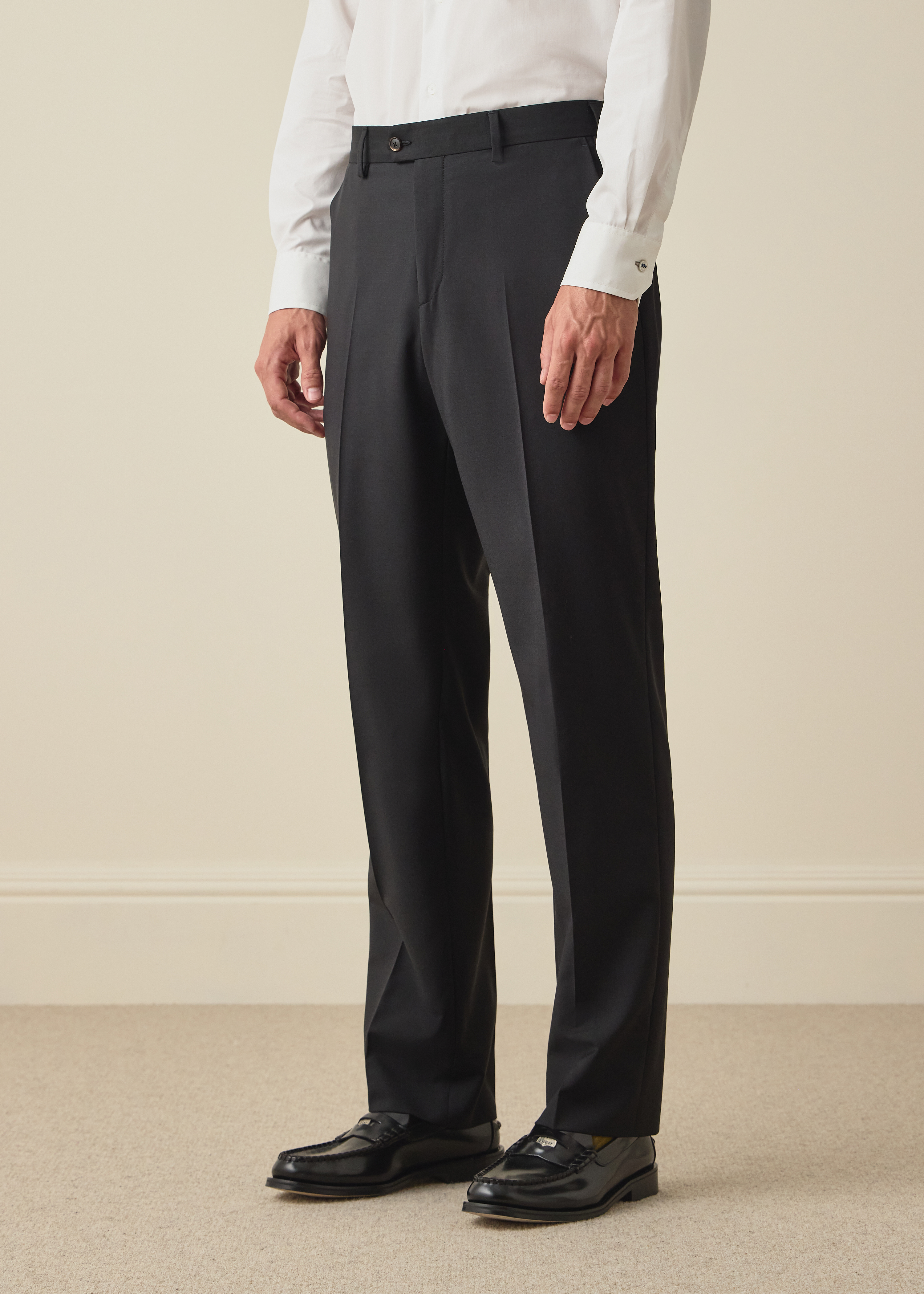 The Westbourne - Black Wool-Mohair Two-Piece Suit thumbnail 9