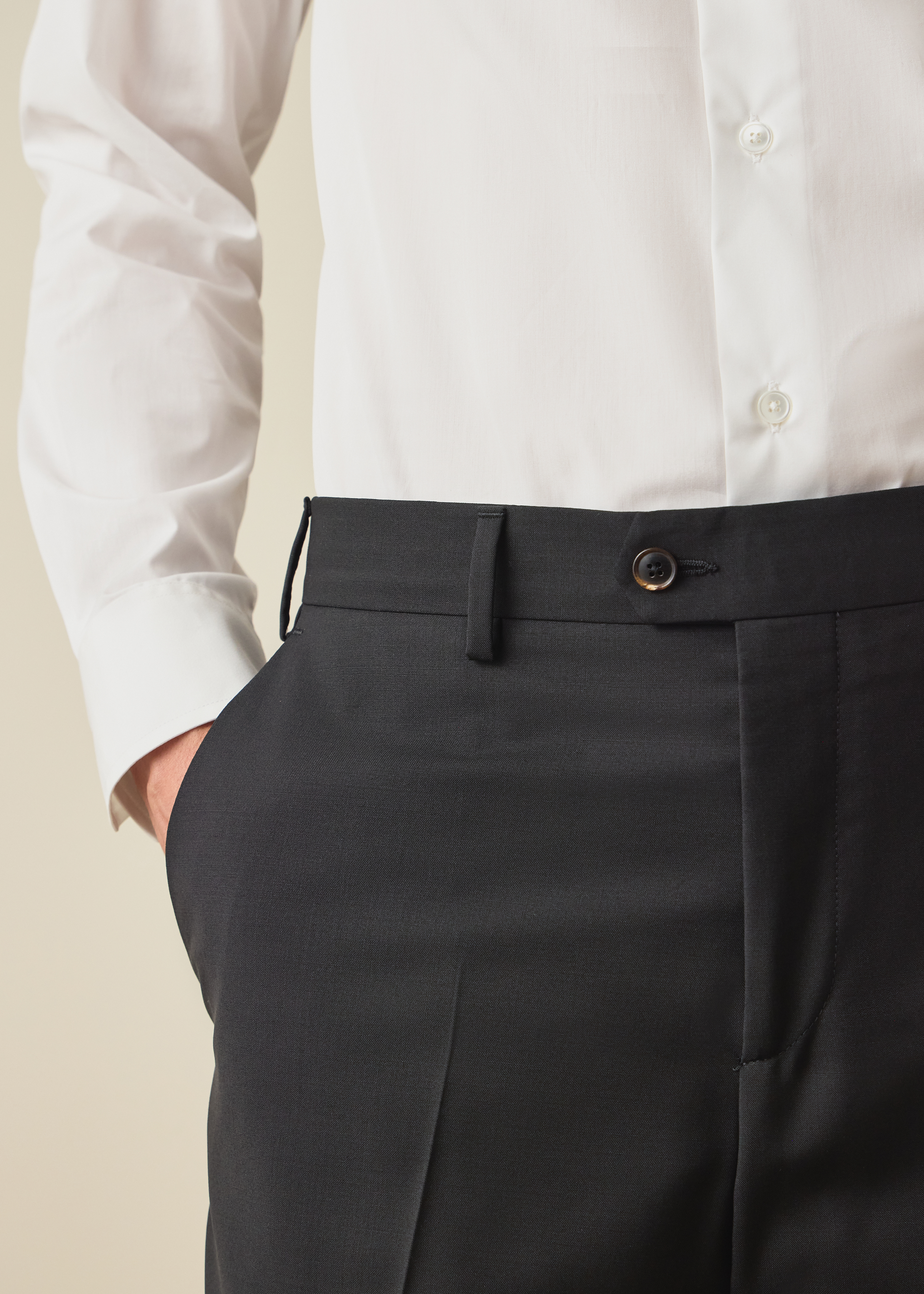 The Westbourne - Black Wool-Mohair Two-Piece Suit thumbnail 10