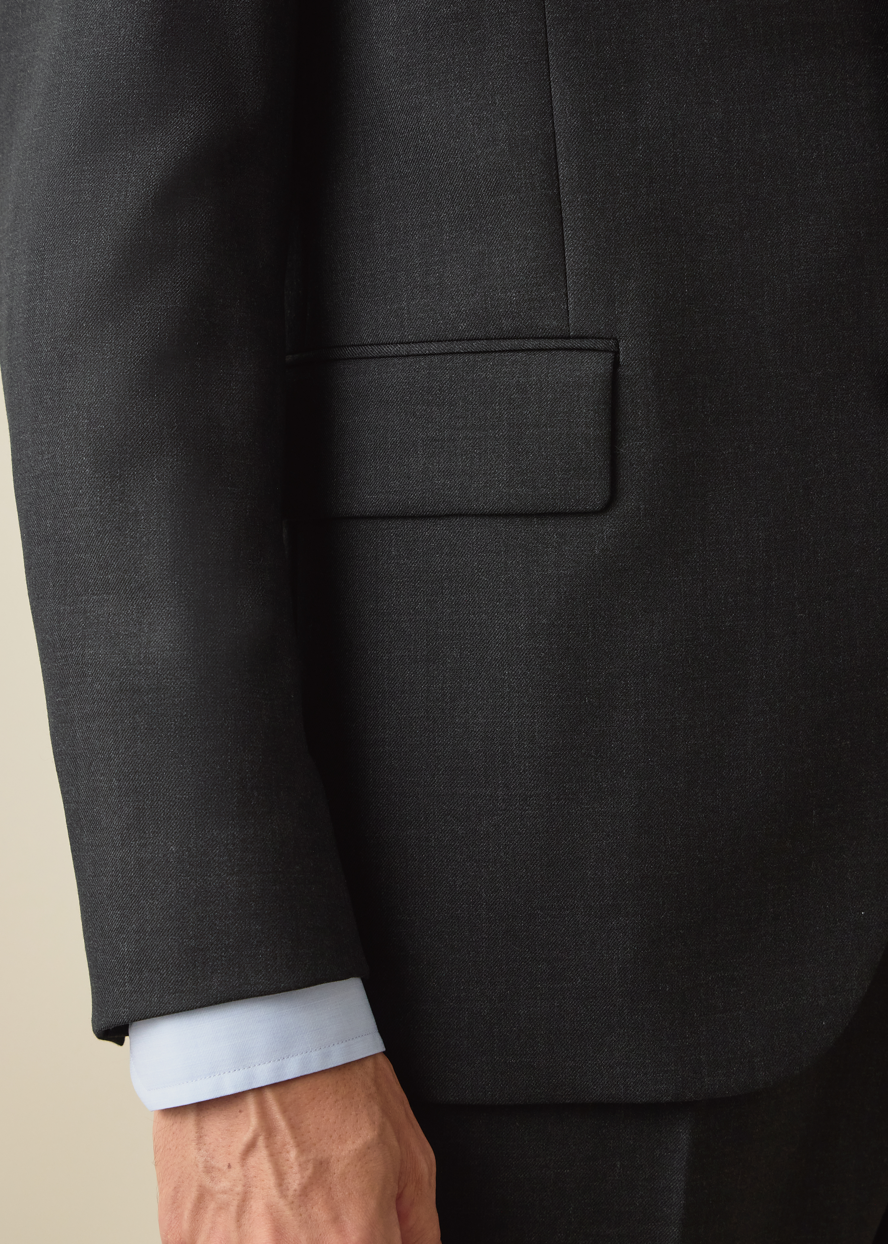 The Brierley - Charcoal Wool 'A Suit To Travel In' Blazer thumbnail 7