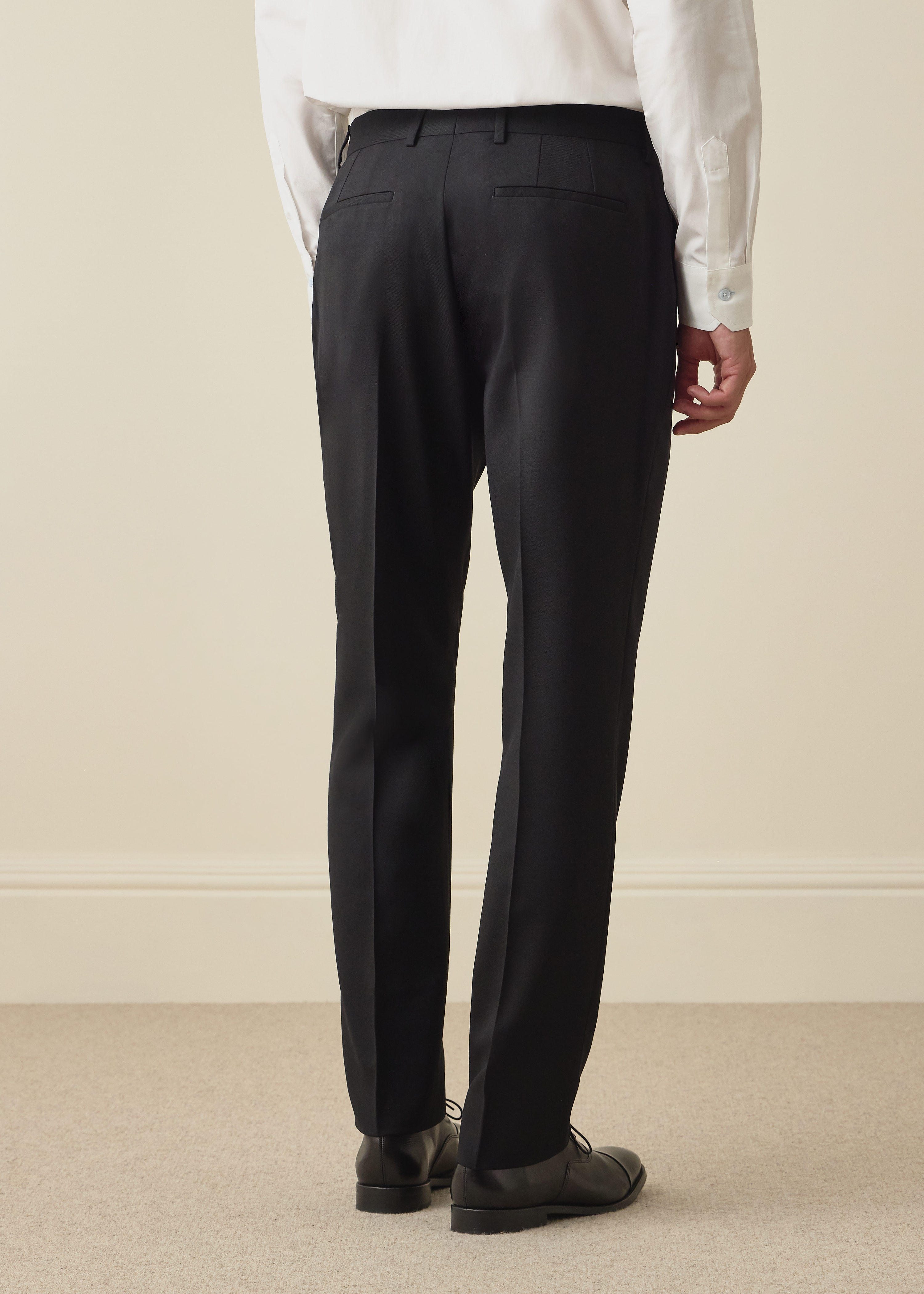 The Brierley - Black Wool 'A Suit To Travel In' Trousers thumbnail 4