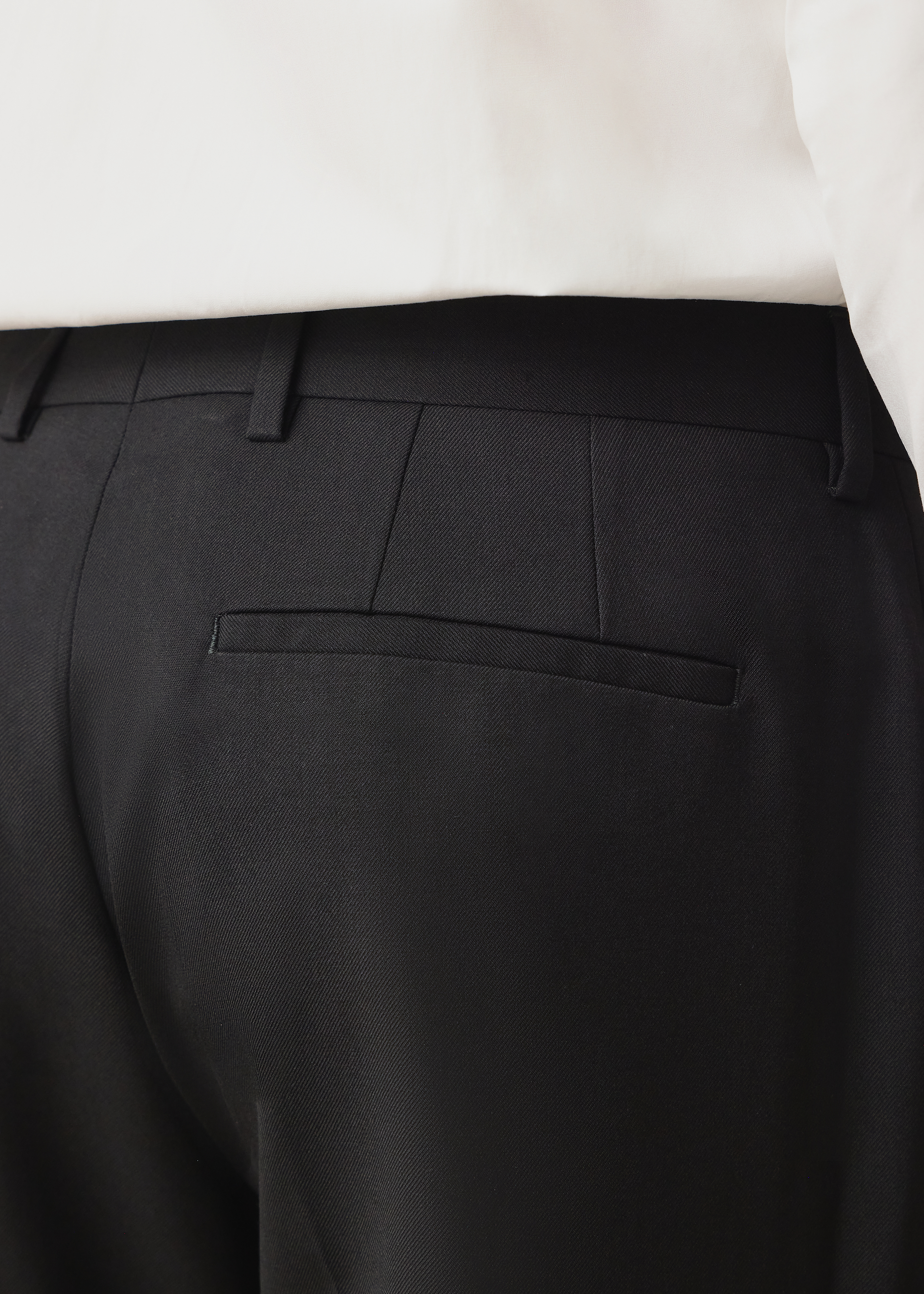 The Brierley - Black Wool 'A Suit To Travel In' Trousers thumbnail 5