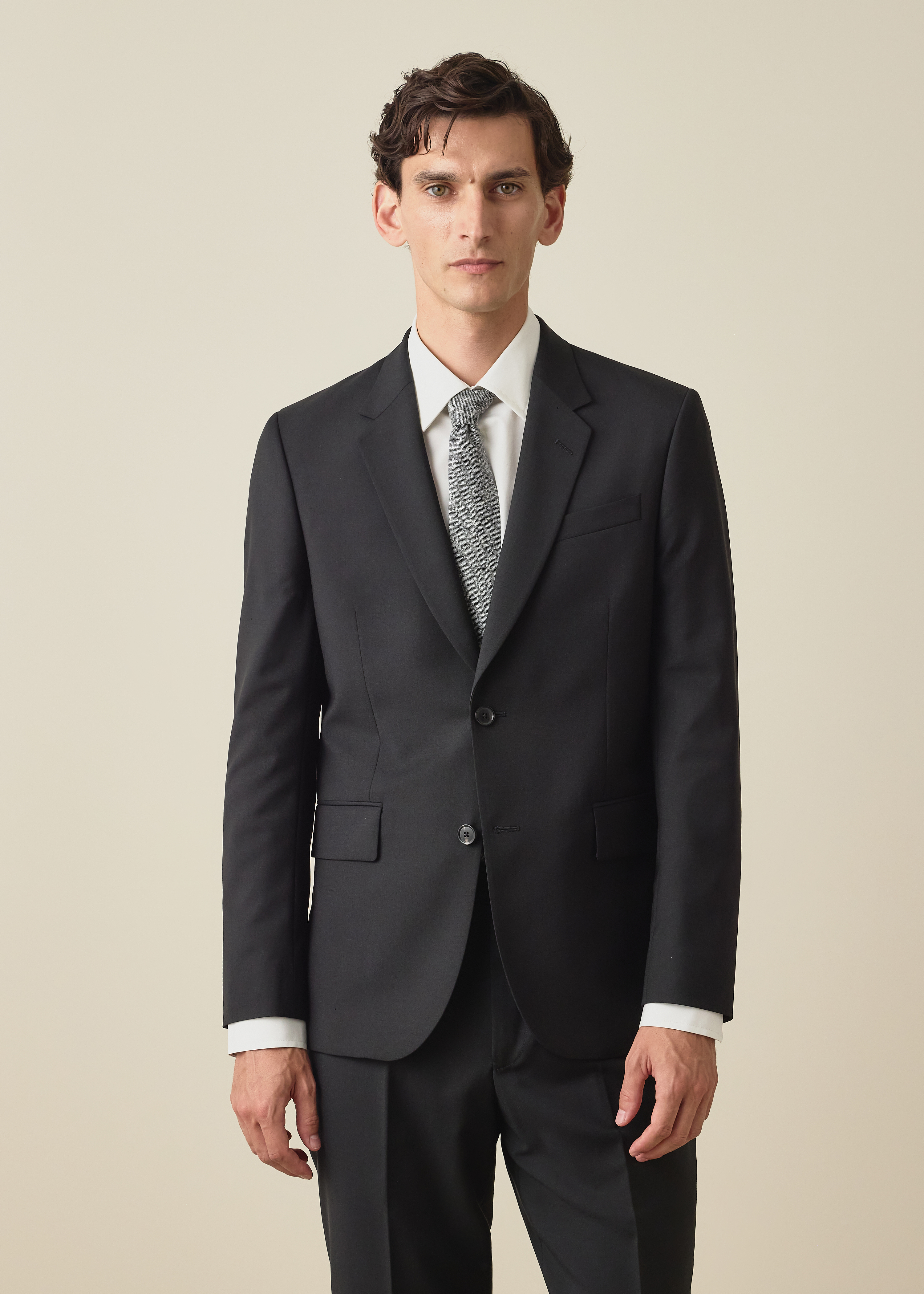 The Brierley - Black Wool-Mohair Blazer thumbnail 2