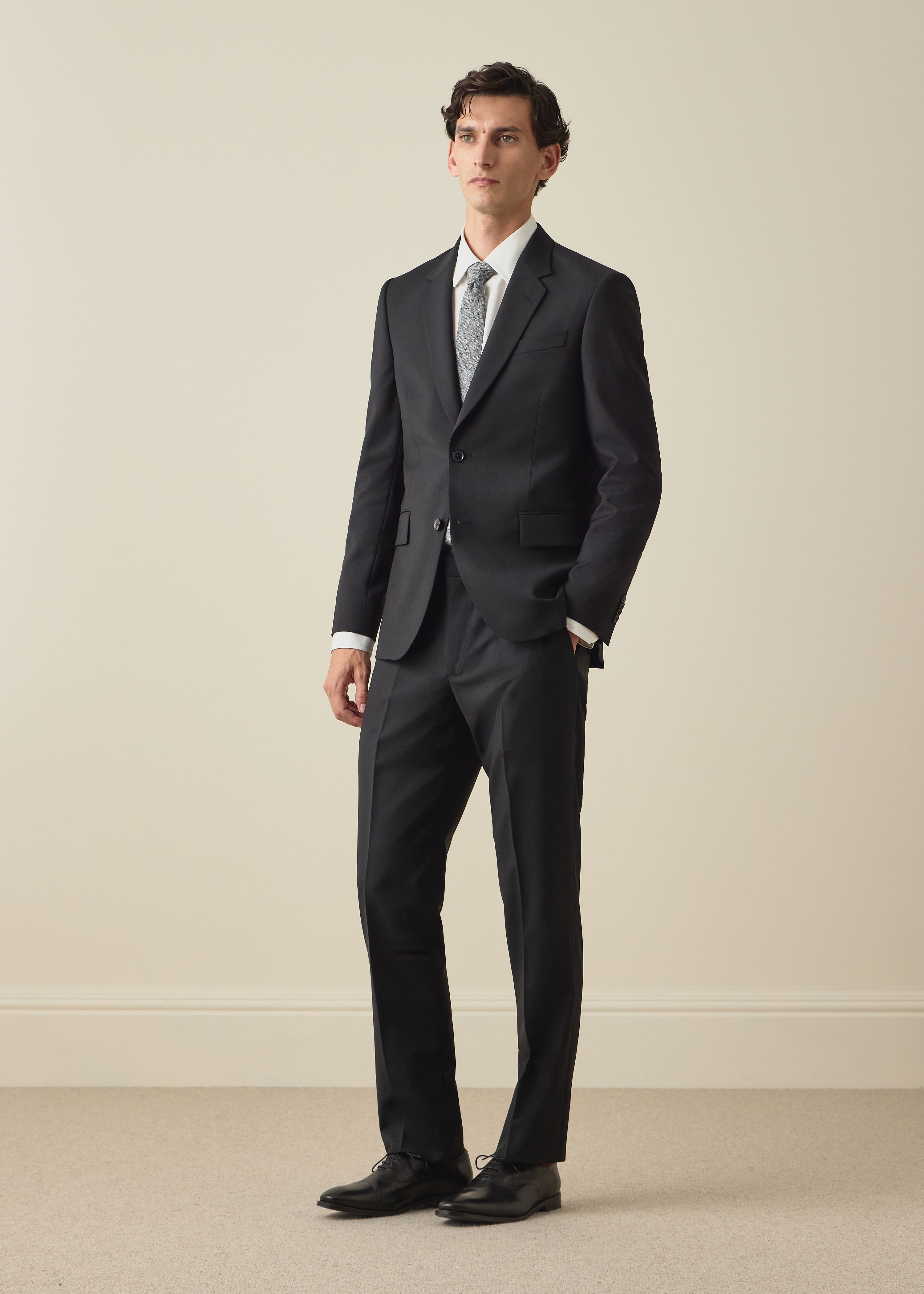The Brierley - Black Wool-Mohair Trousers thumbnail 6
