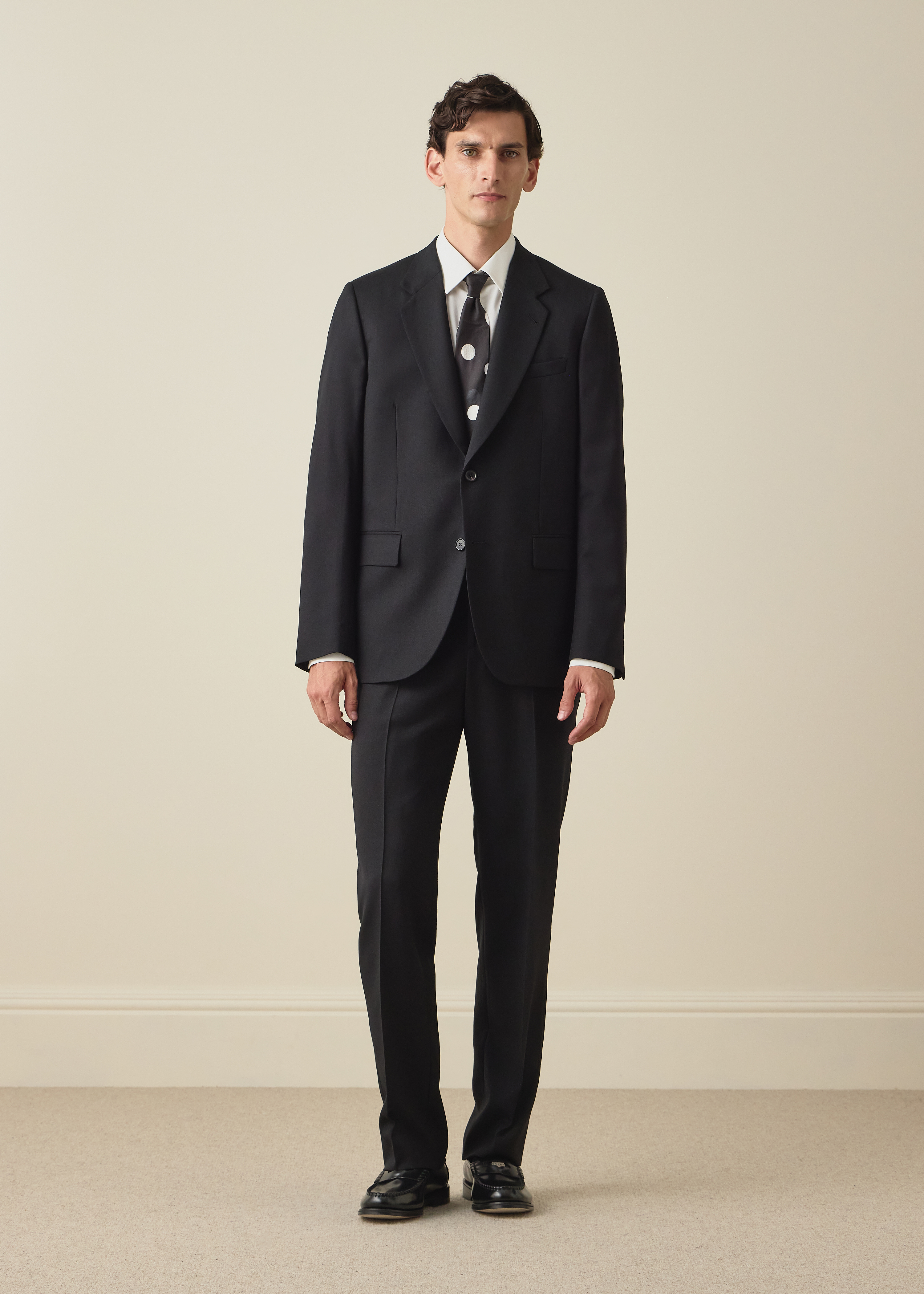 The Westbourne - Black Wool 'A Suit To Travel In' Two-Piece Suit thumbnail 2